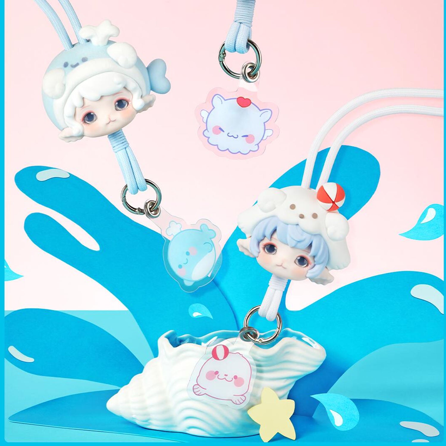 MIJUAN Sea Life Party Phone Rope Series Blind Box