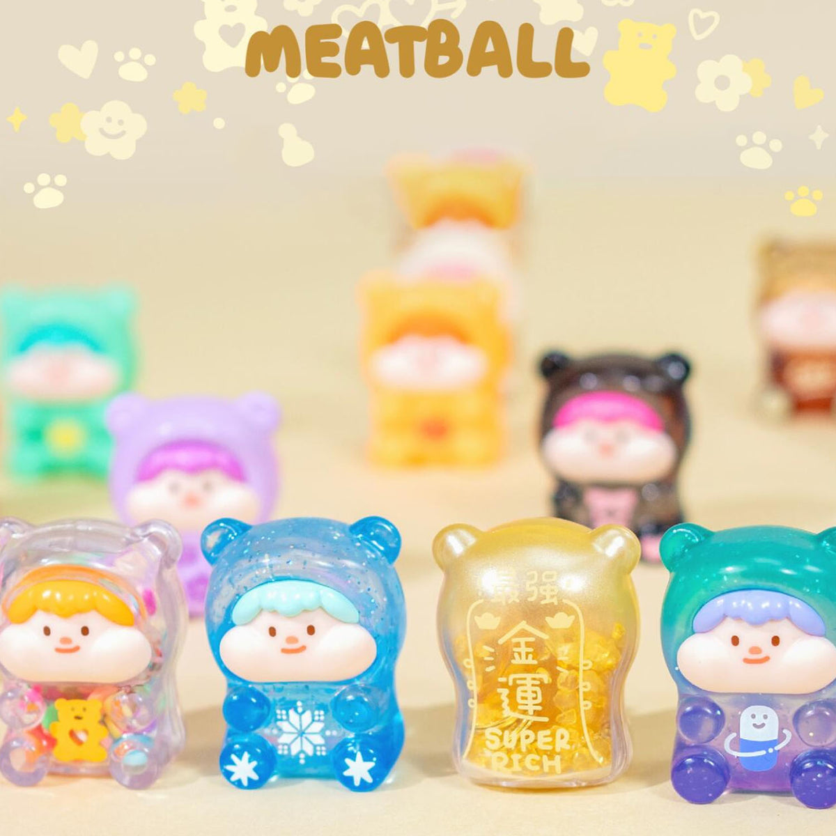 MEATBALL Marshmallow Bear Mini Blind Bag