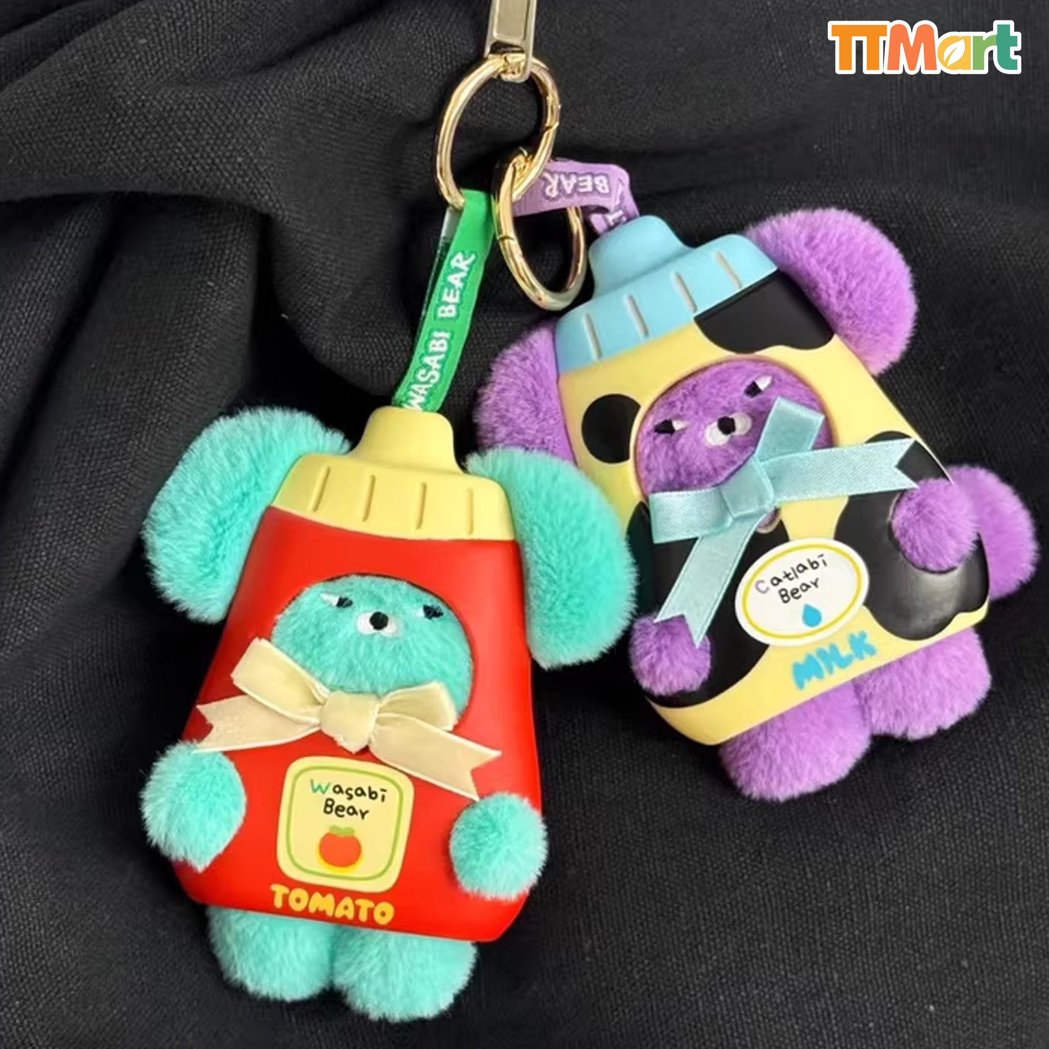 WASABI BEAR V2 Flavor Series Plush Keychain Blind Box