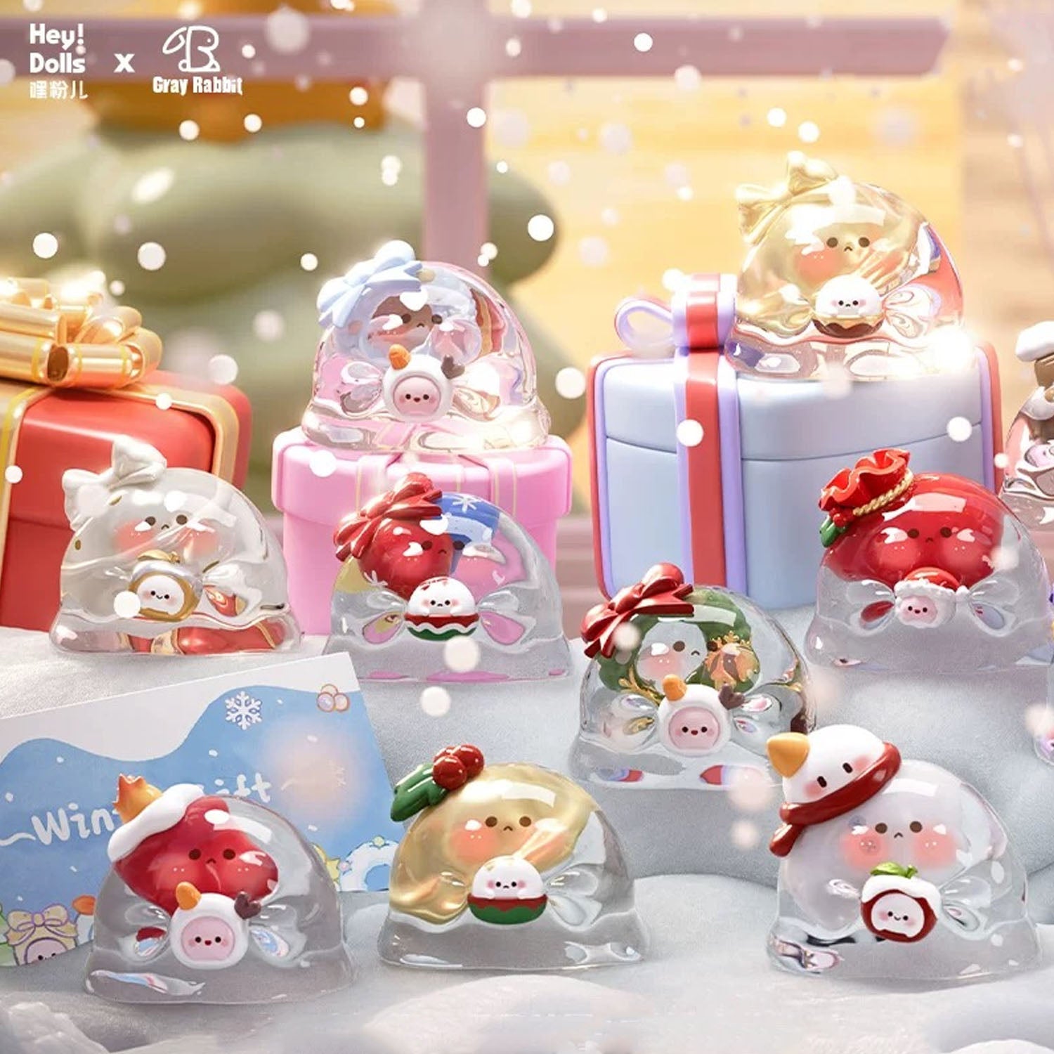 BUBBLE EGG Winter Gift Mini Series Blind Bag Heydolls