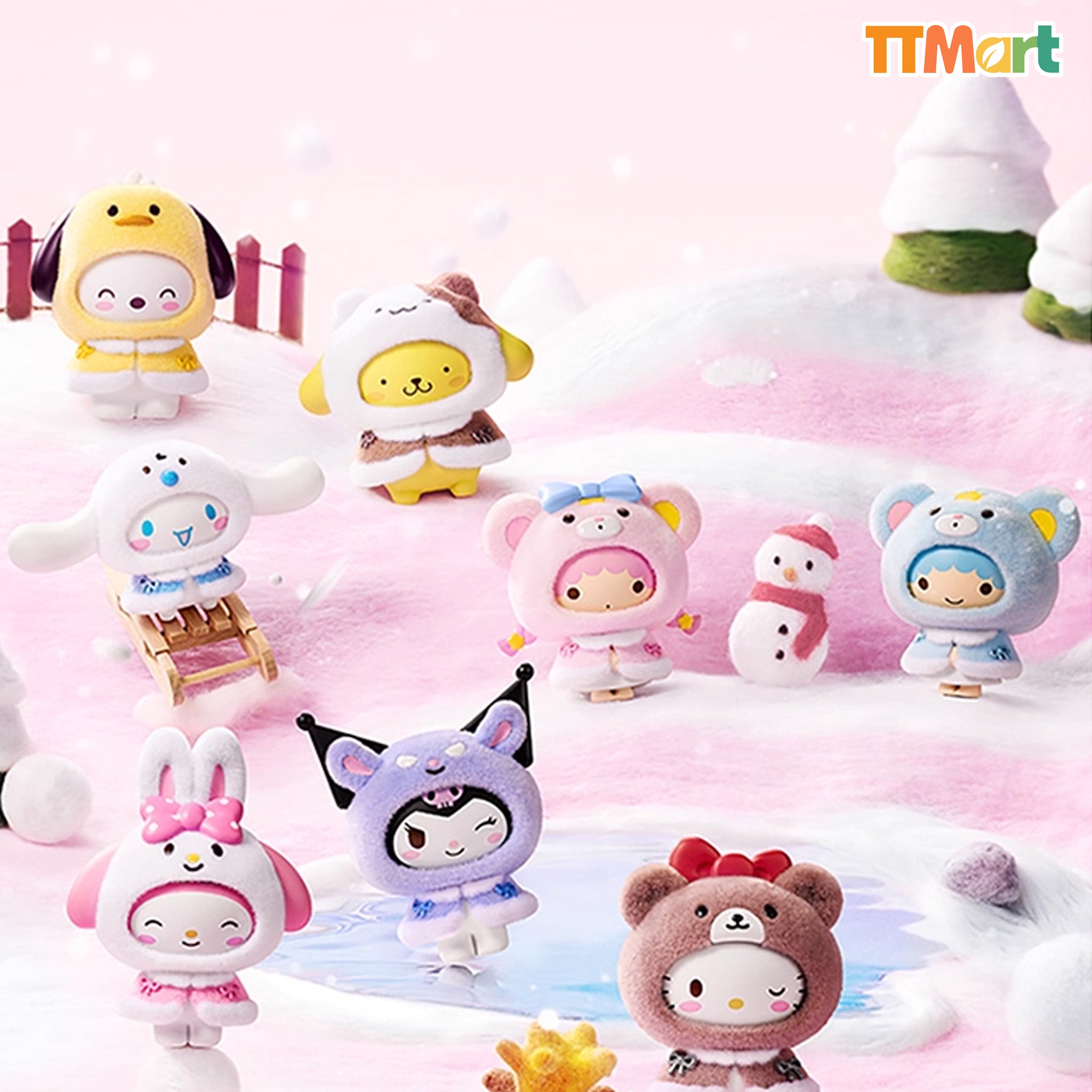 SANRIO Little Cloak Face-changed Figure Pendant Series Blind Box