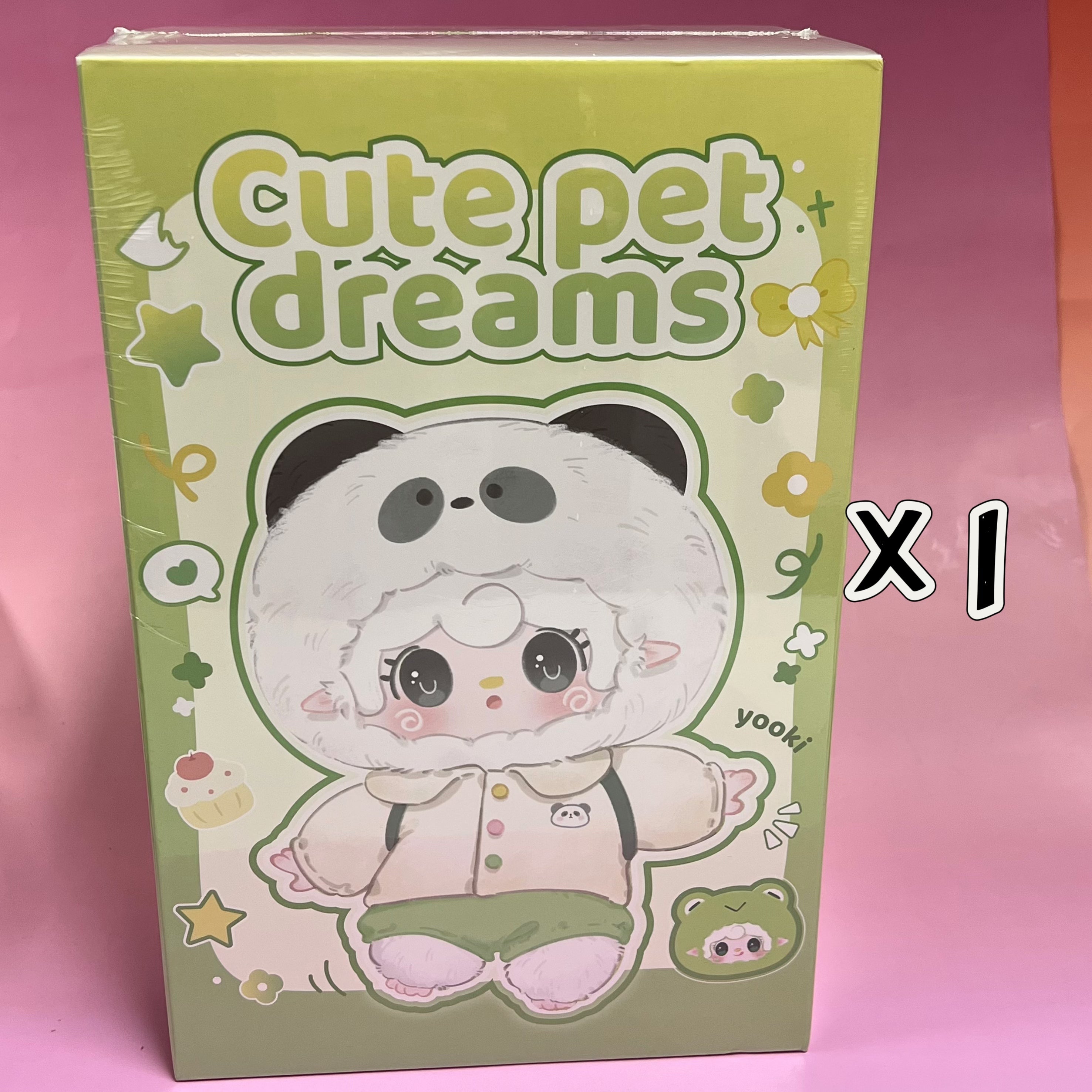 YOOKI ヨーキー400% ぬいぐるみ Sleeping Puppy YOOKI 400% Cute Pet Dreams Plush Series Blind Box