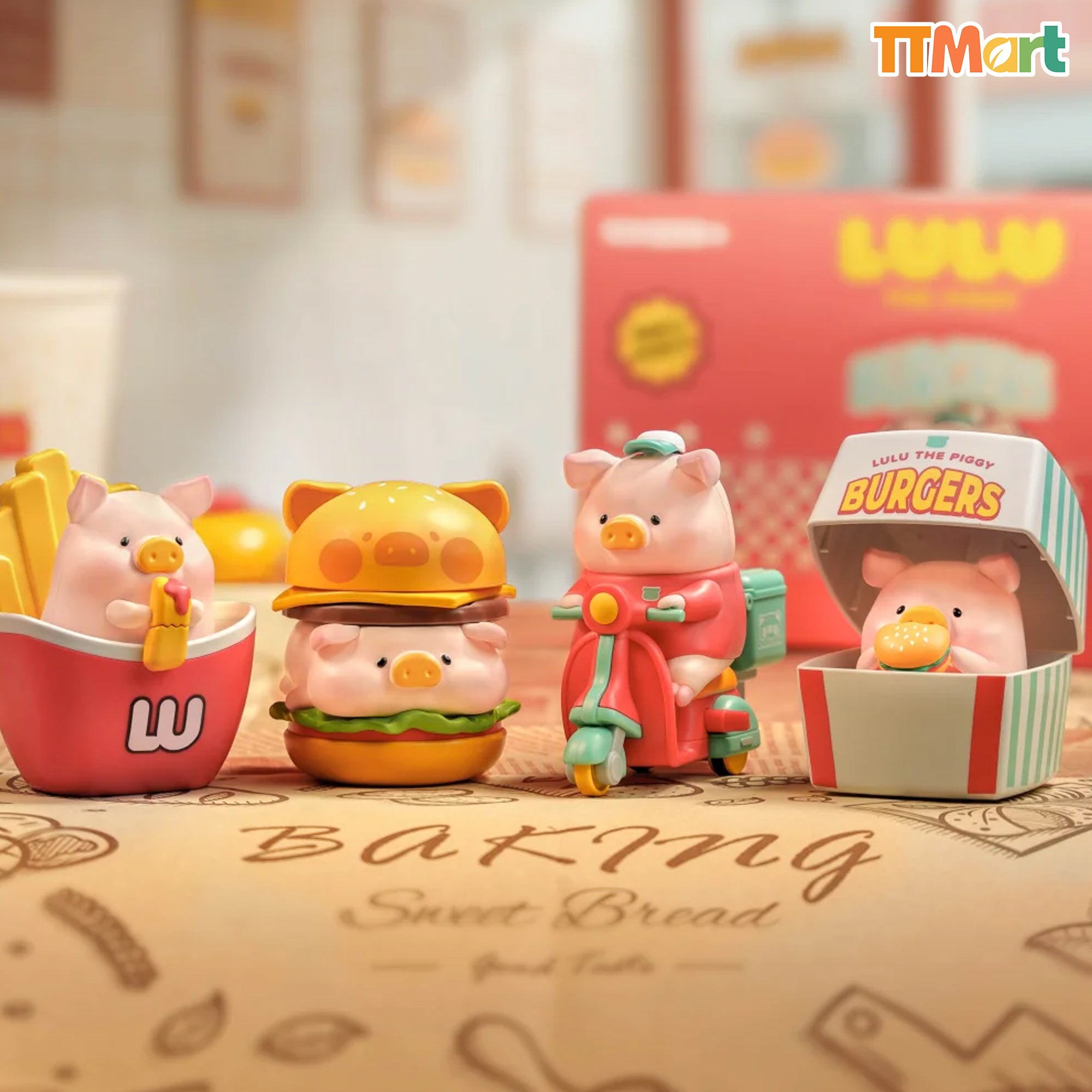 LULU THE PIGGY Love Burger Series Blind Box