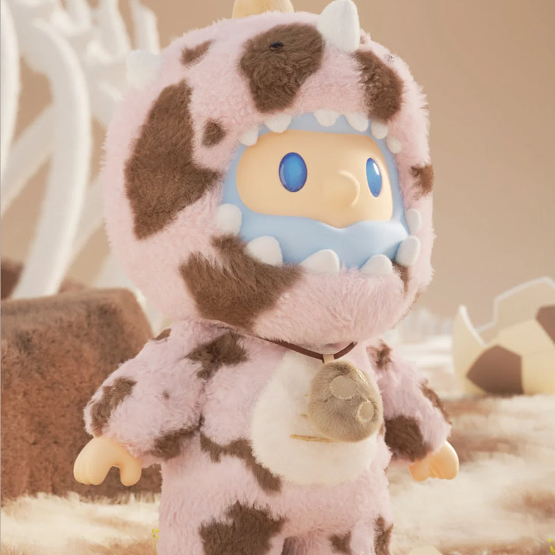 [F.UN] FARMER BOB Furry Dino - Pink Vinyl Face Big Plush Limited Doll