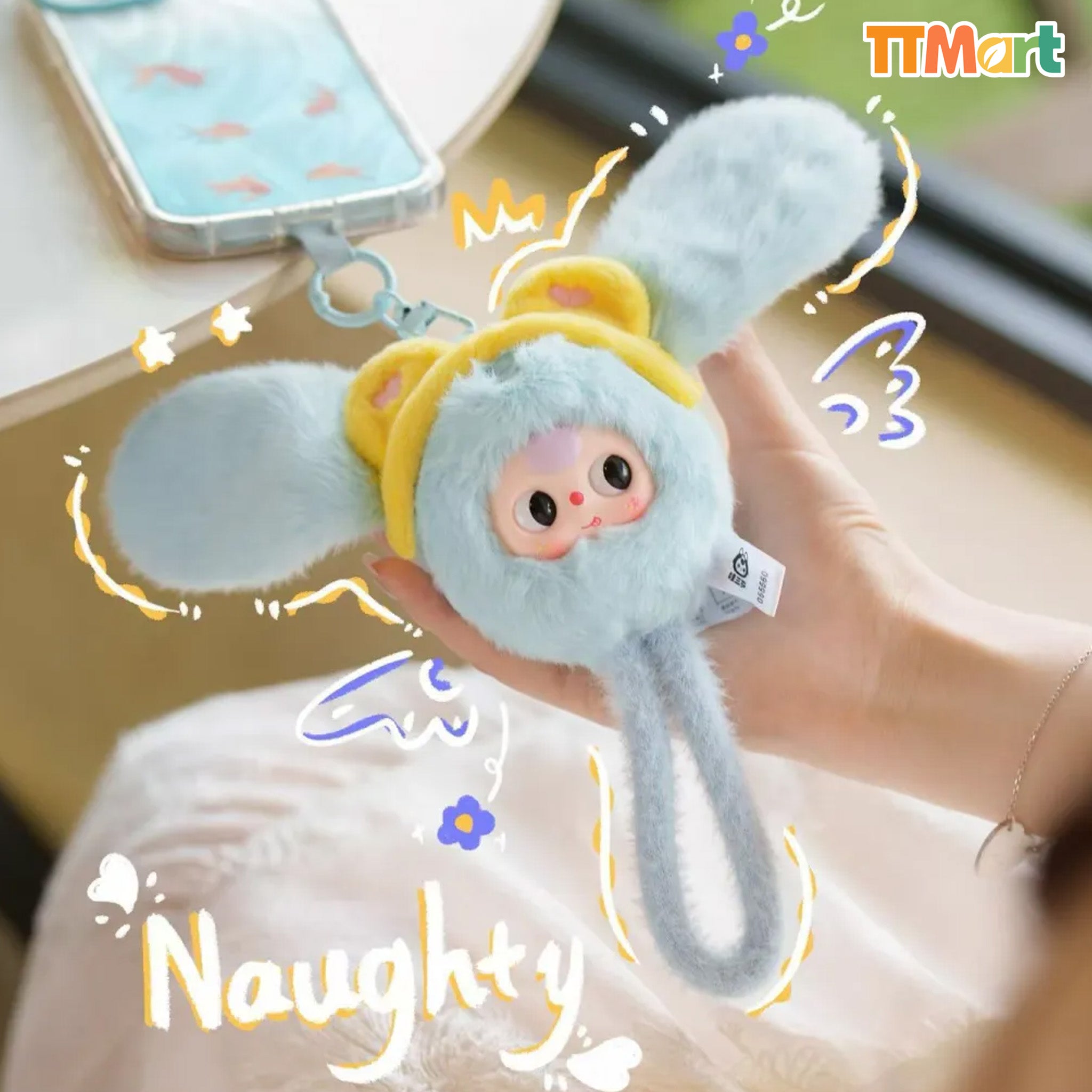 Baby Three Wrist Strap Series Plush Blind Box