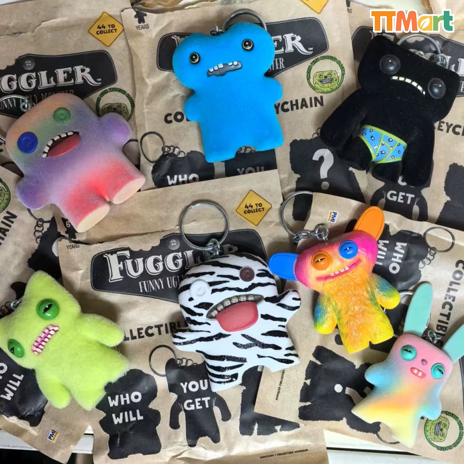 FUGGLER V2 Keychain Funny Ugly Monster Series Blind Bag【HE】