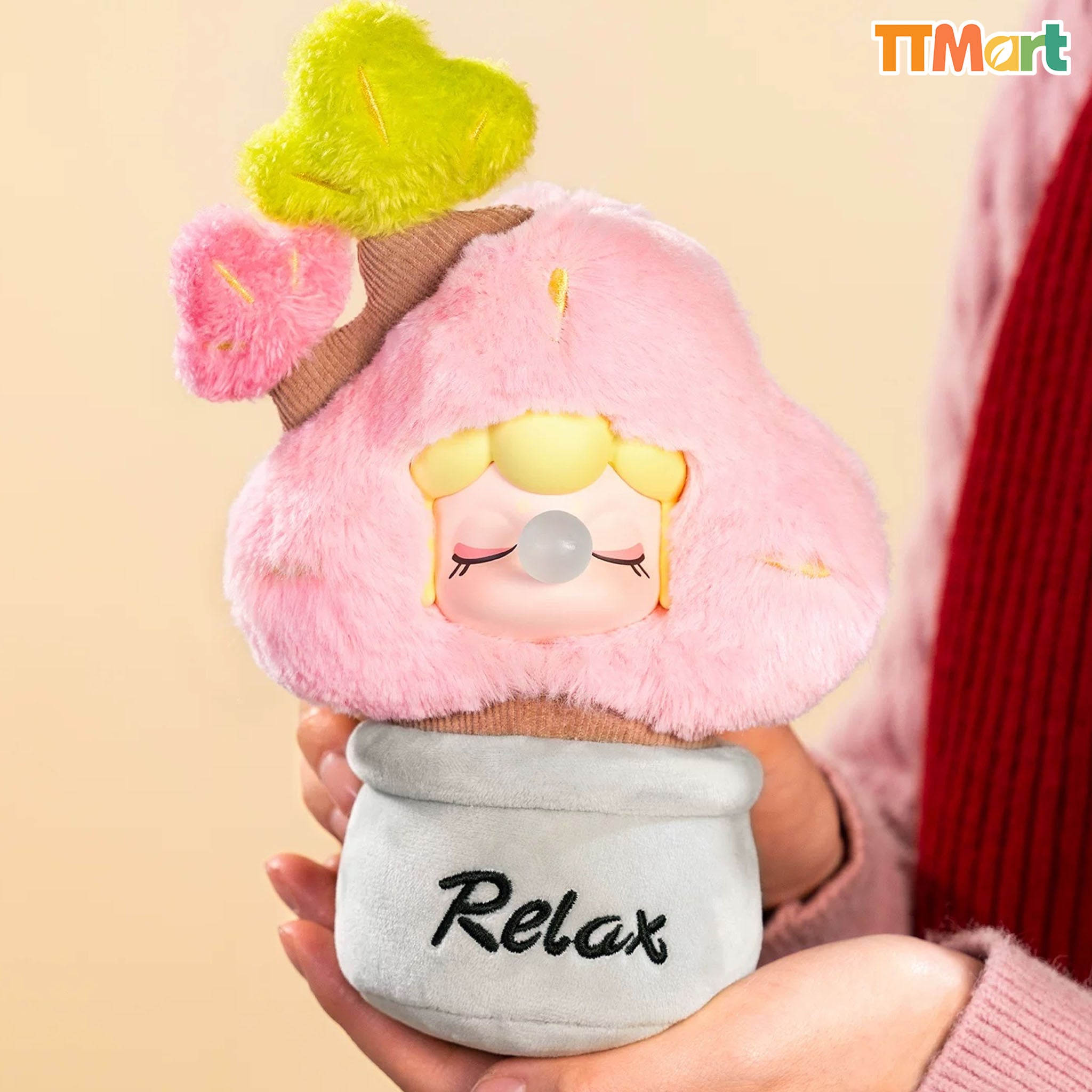 NANCI Best Wishes Series Plush Potted Plant Carefree Days Confirmed Box