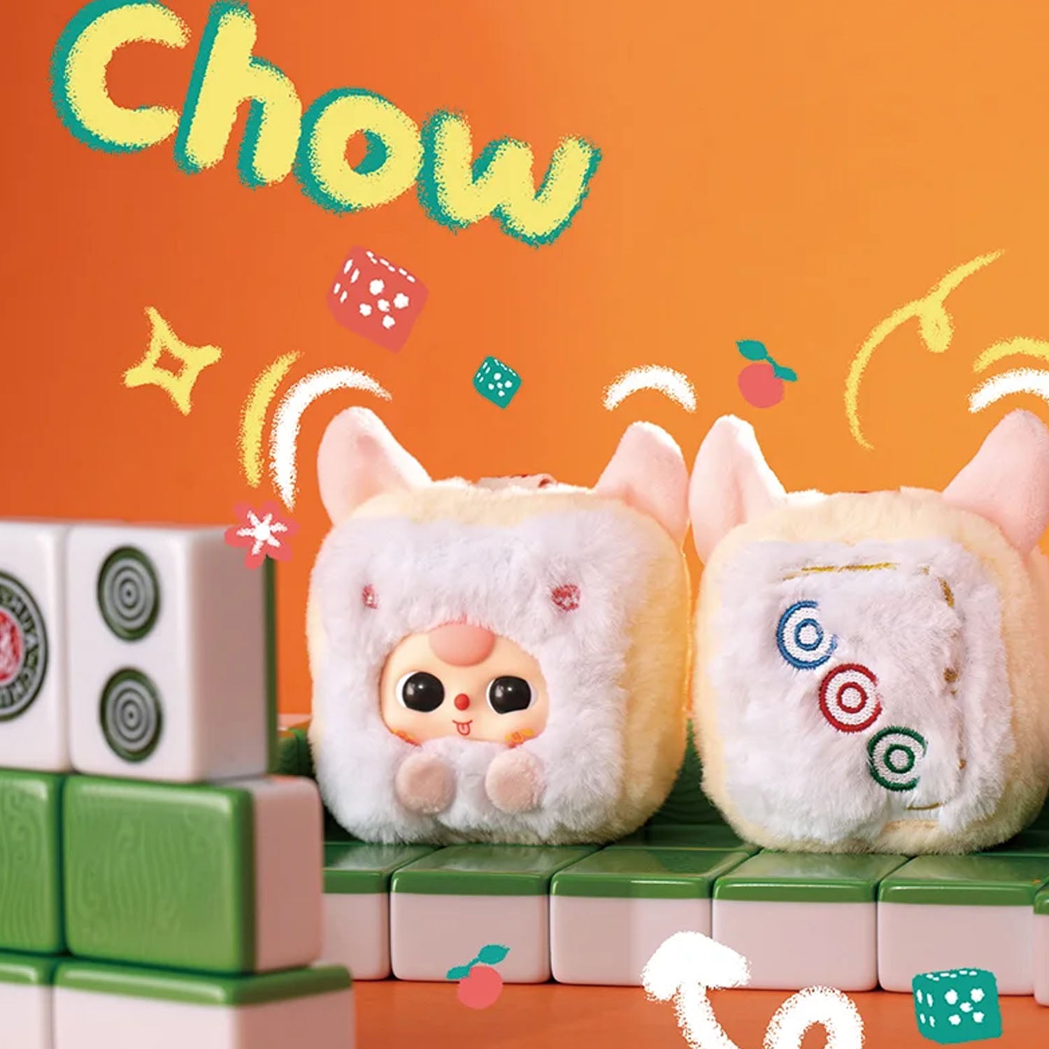 Baby Three Little Mahjong Plush Series Blind Box