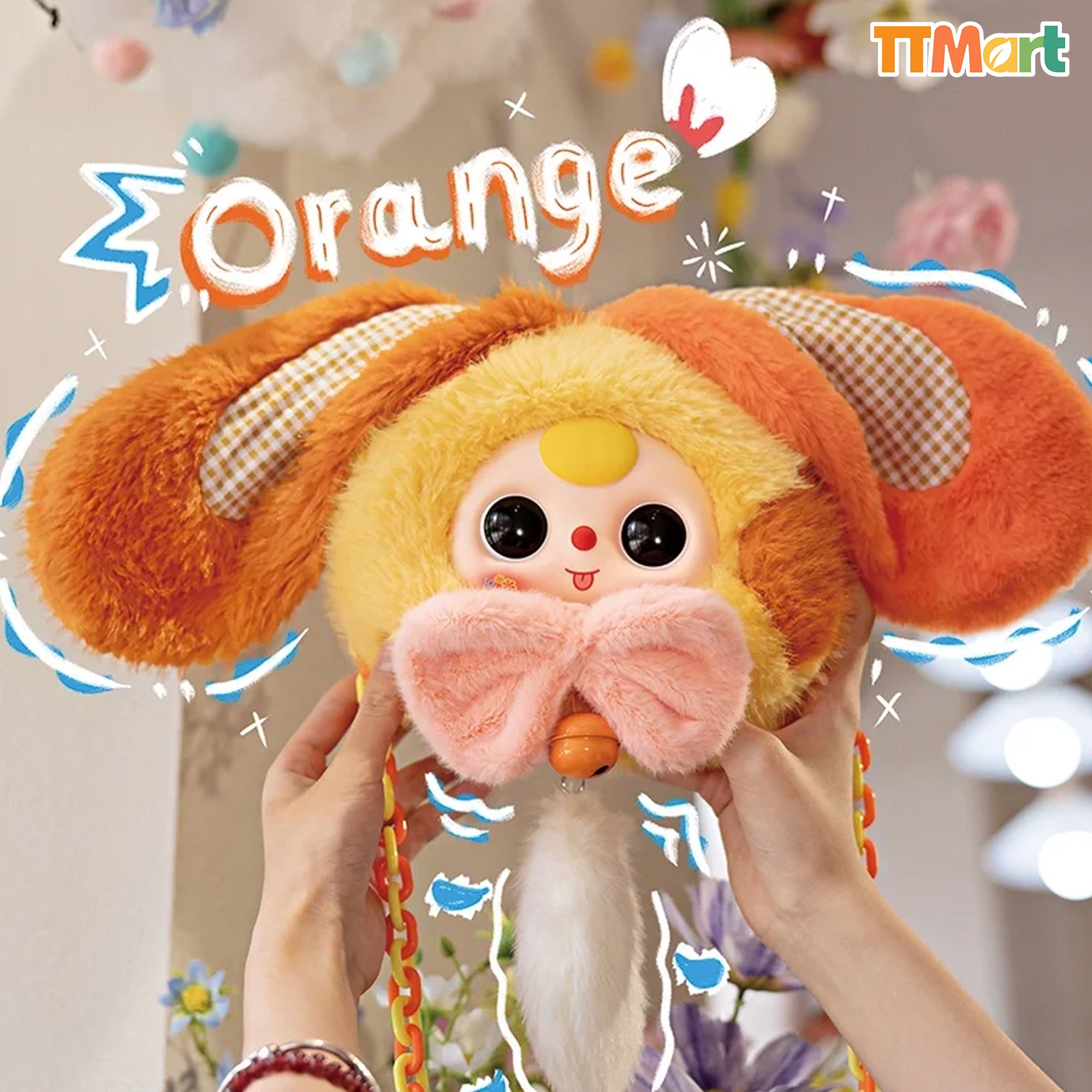 Baby Three Lucky Rabbit Zipper Bag Series Blind Box