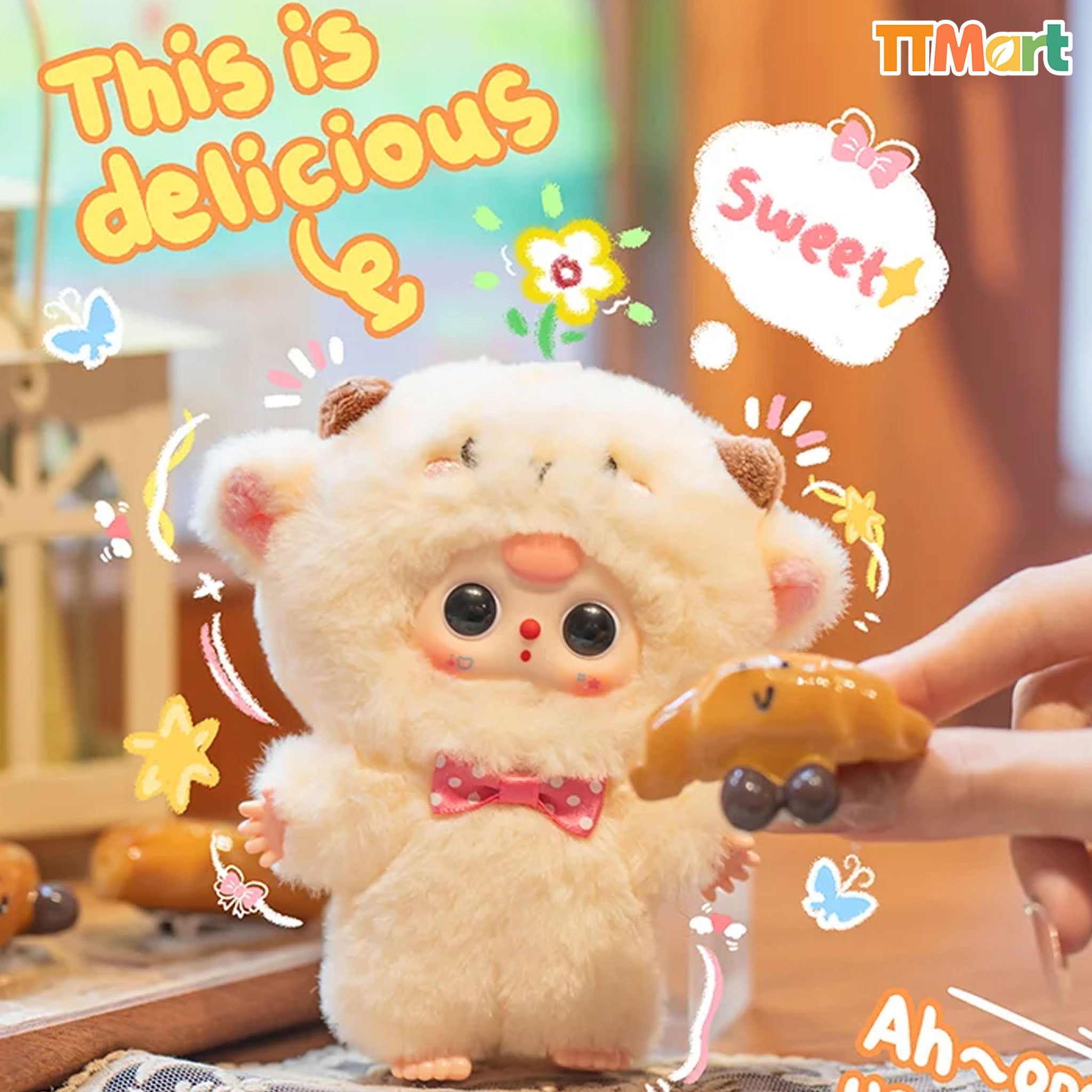 Baby Three Mini Animal World Plush Blind Box