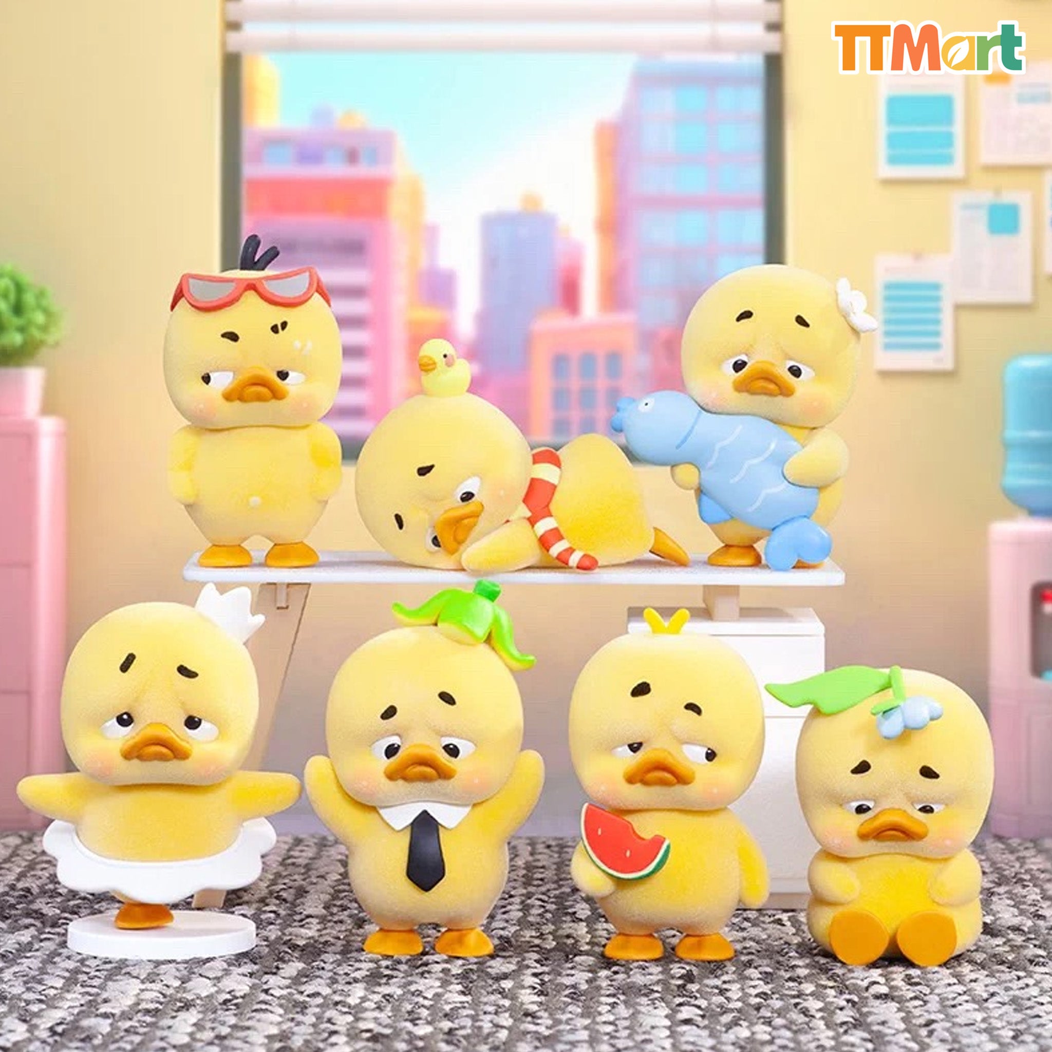 UPSETDUCK Stop The Spiral Duck Figure Series Blind Box