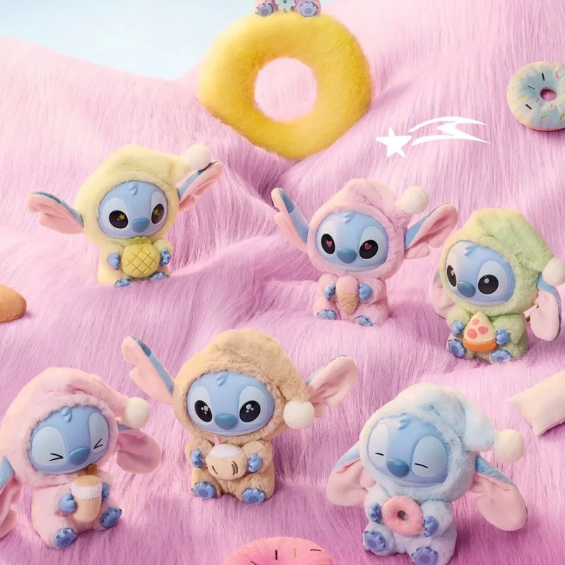 ②MINISO スティッチ Eat Something Before Sleep STITCH Eat Something Before Sleep Plush Series Blind Box