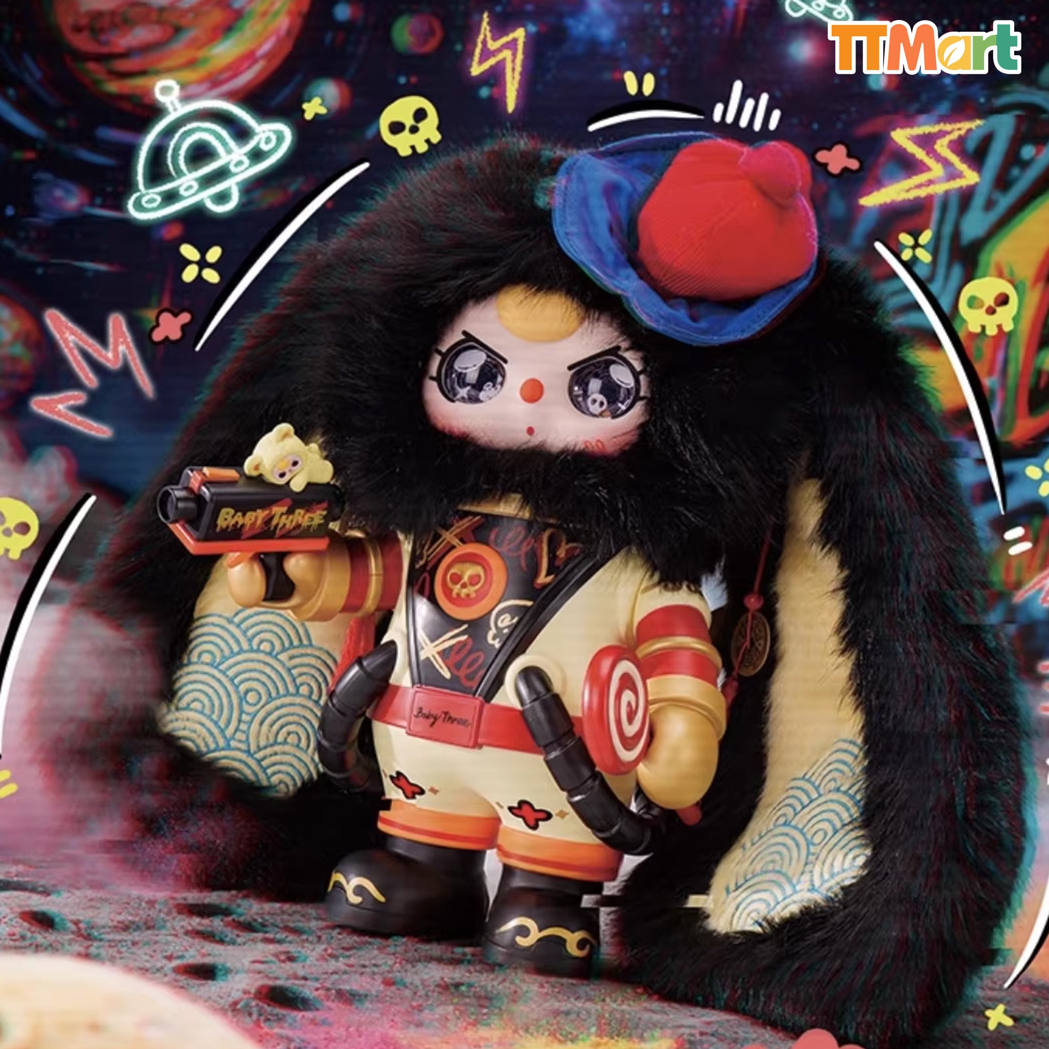 Baby Three Limited 400% Astronaut Figure Confirmed Design Honey Bearer/Mischief Maker