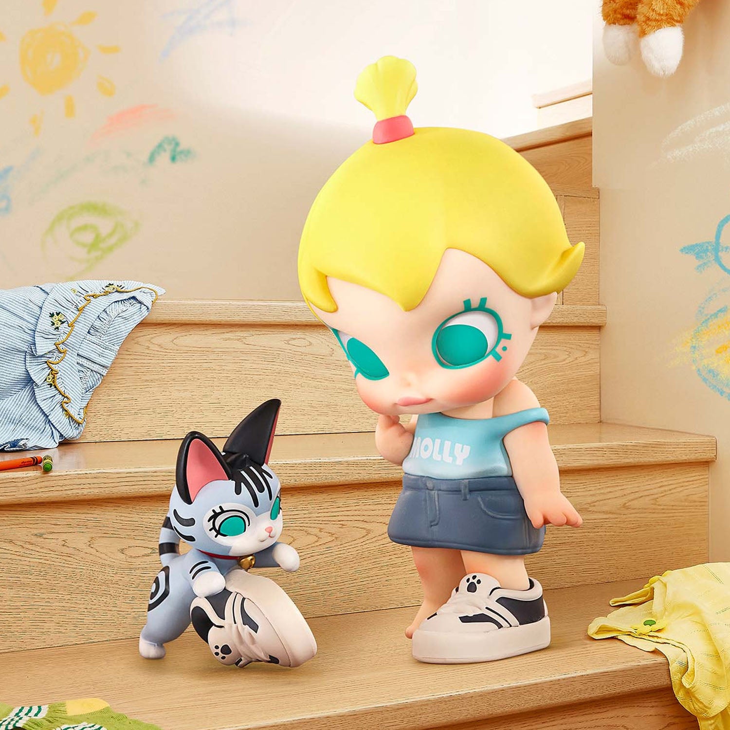 Baby Molly & Baby Tabby Series-Pinch Pendant Blind Box - POP