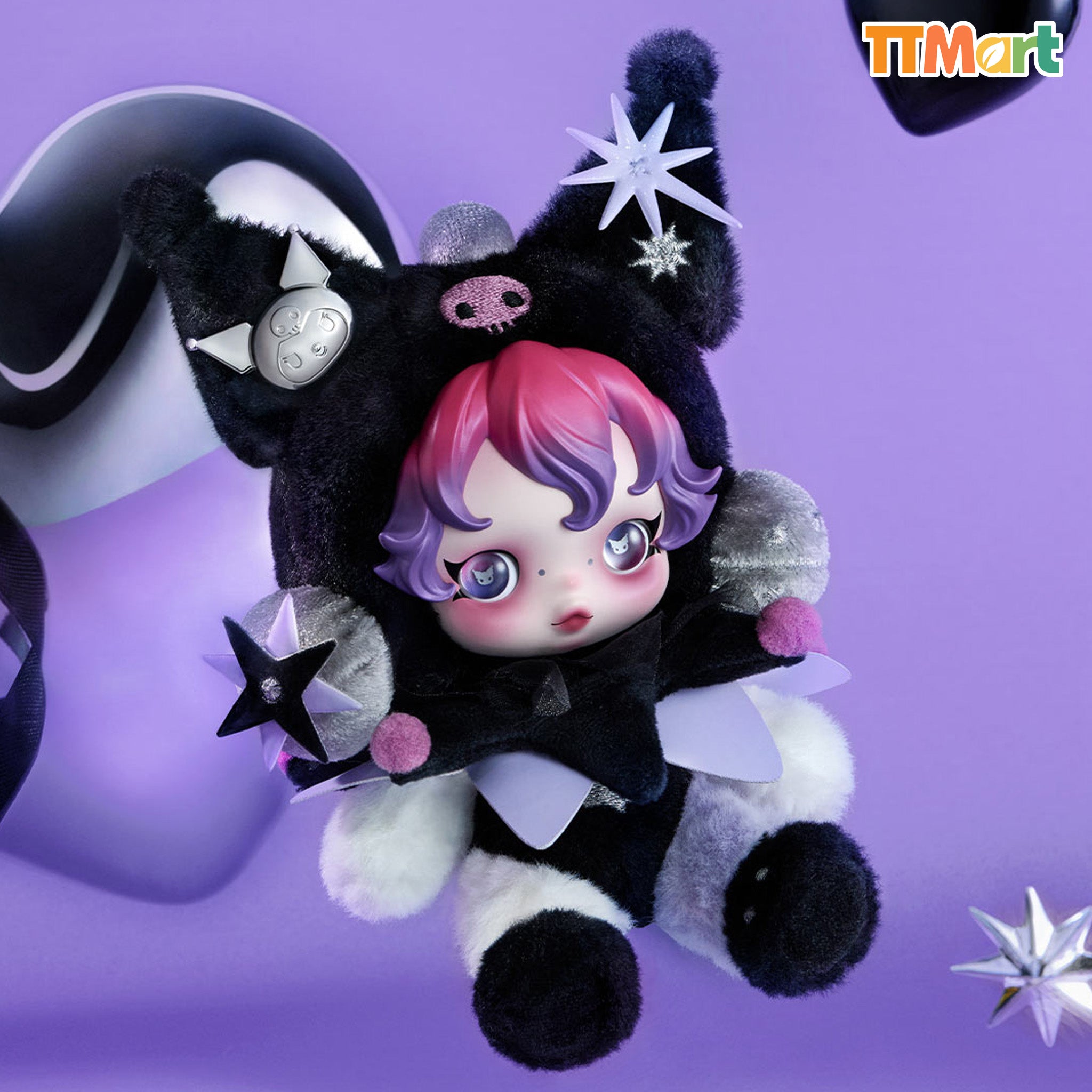 SKULLPANDA × KUROMI Plush