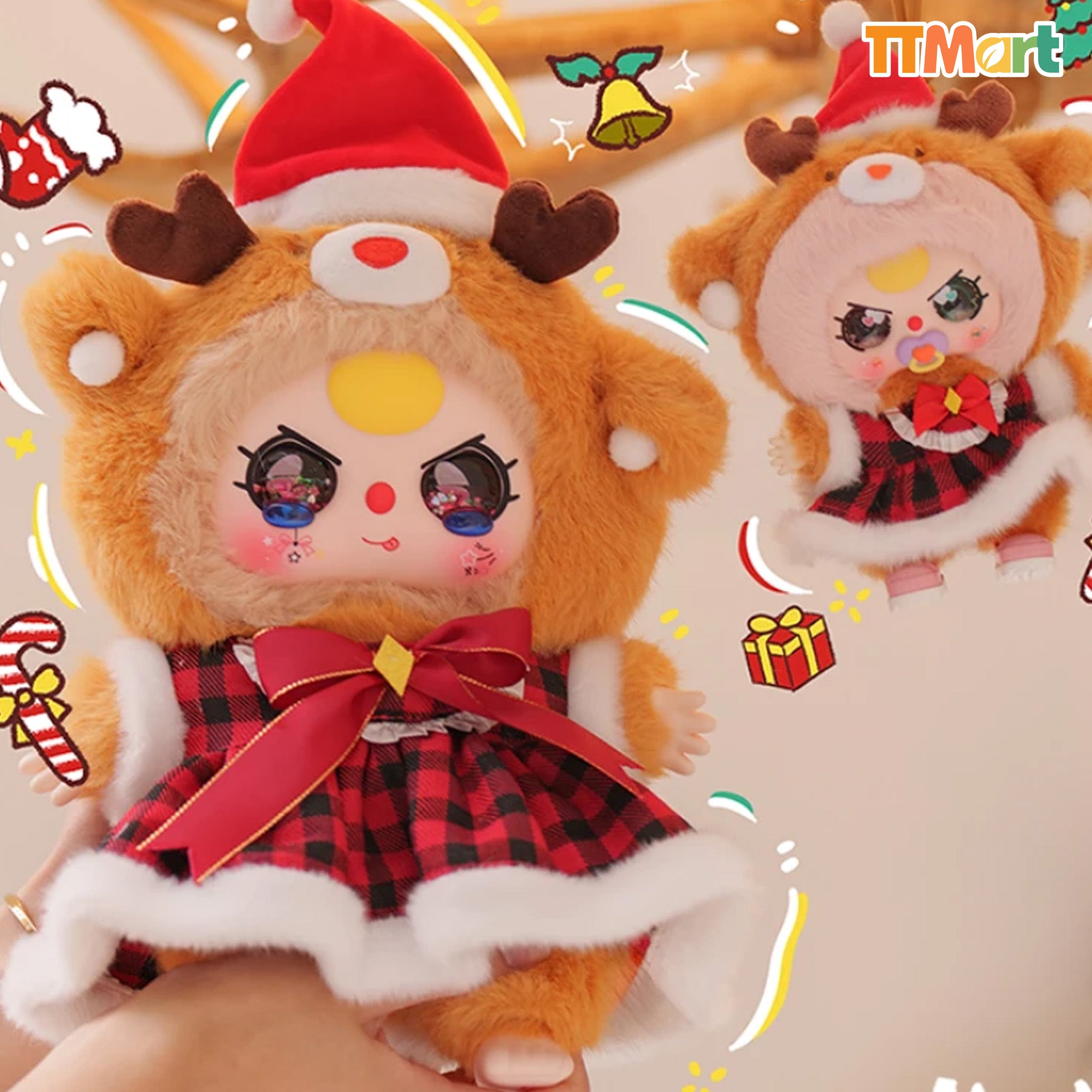 Baby Three 400% Christmas V2 Plush Blind Box