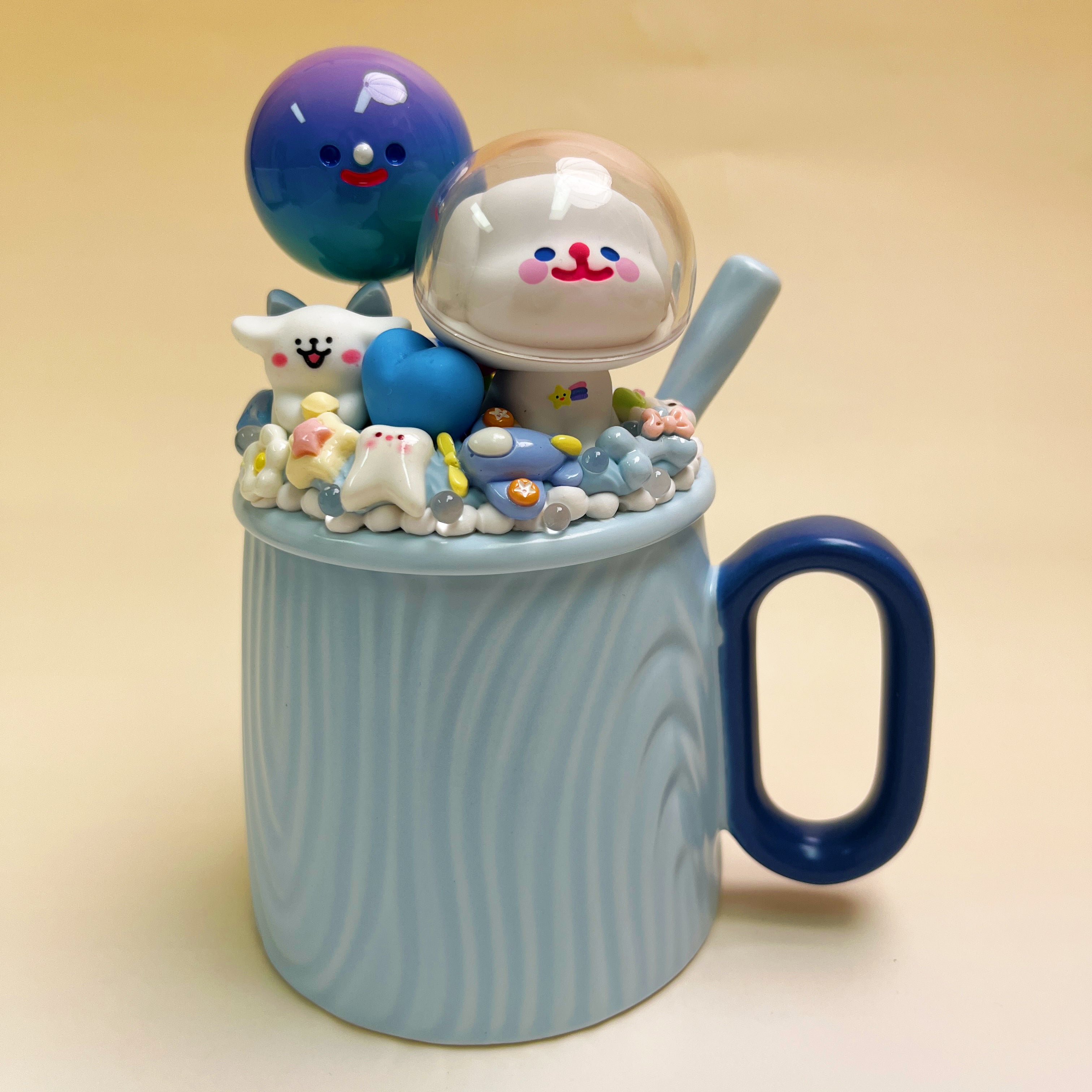 [F.UN] Limited DIY Mug Wtih Cream Glue And Figure Blind Box