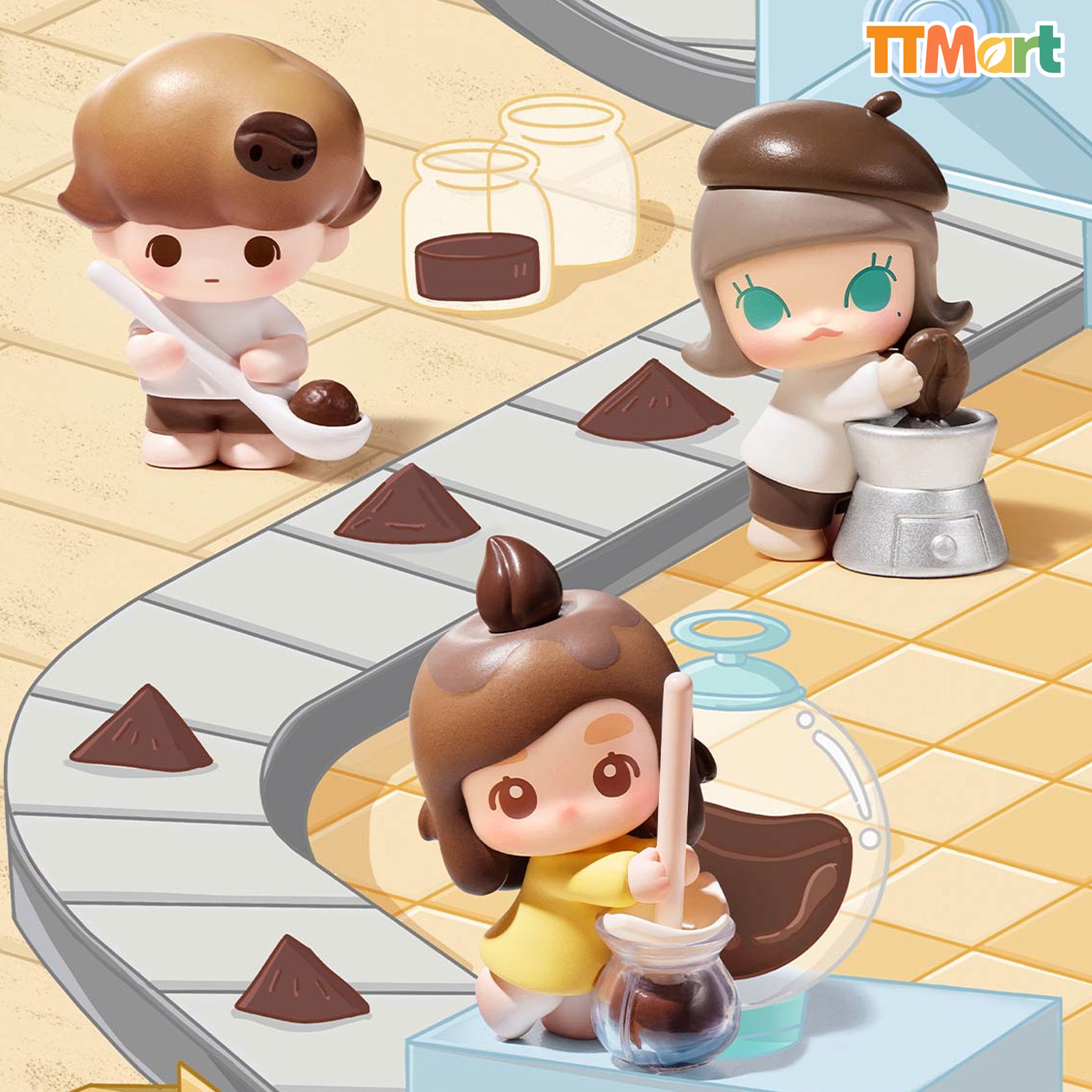 POP BEAN Coffee Factory Series Mini Blind Bag