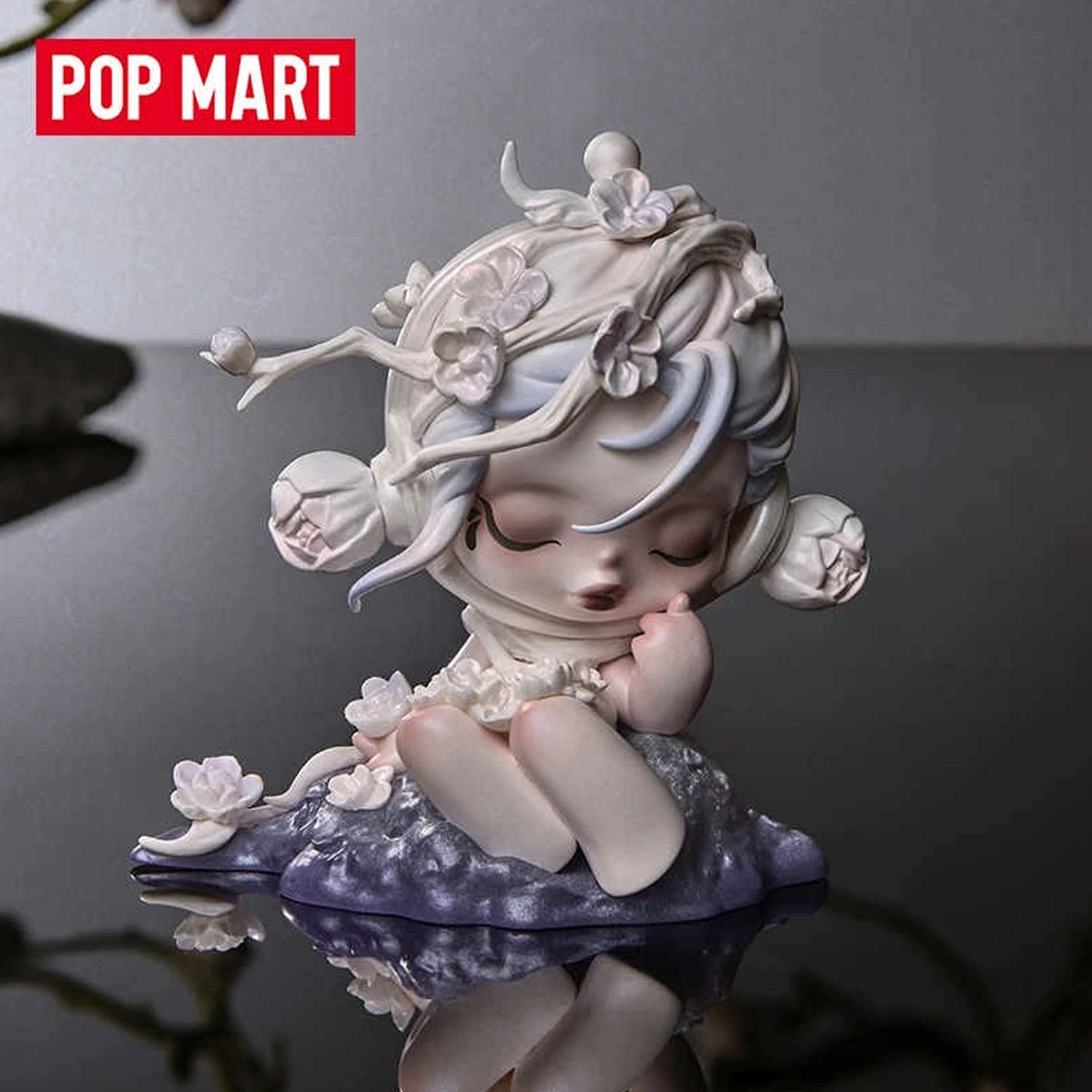 SKULLPANDA The Ink Plum Blossom シリーズ Skullpanda The Ink Plum Blossom Series - 庭前墨梅系列 – Art
