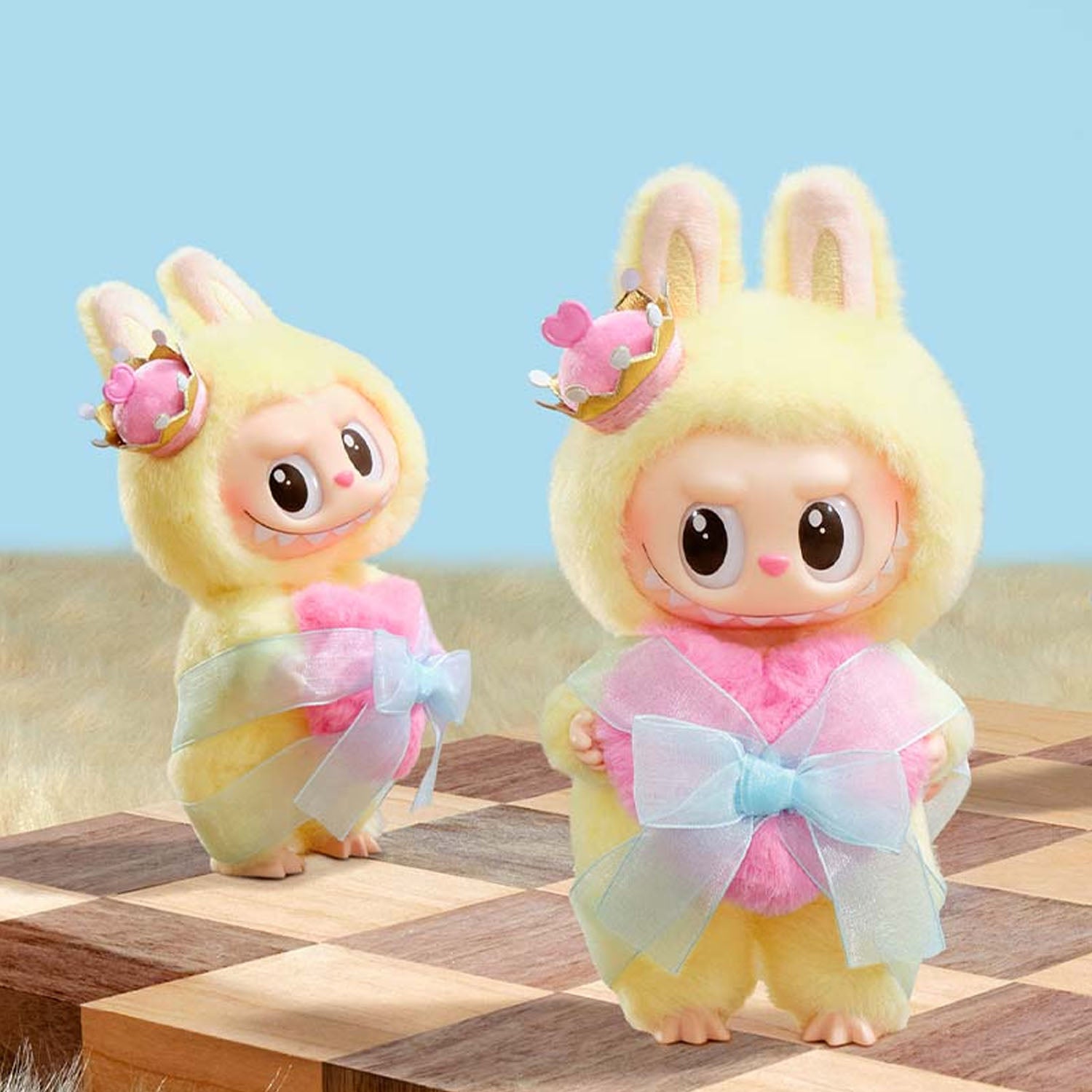 The Monsters Labubu Let's Checkmate Series The Queen Vinyl Plush Hanging Card