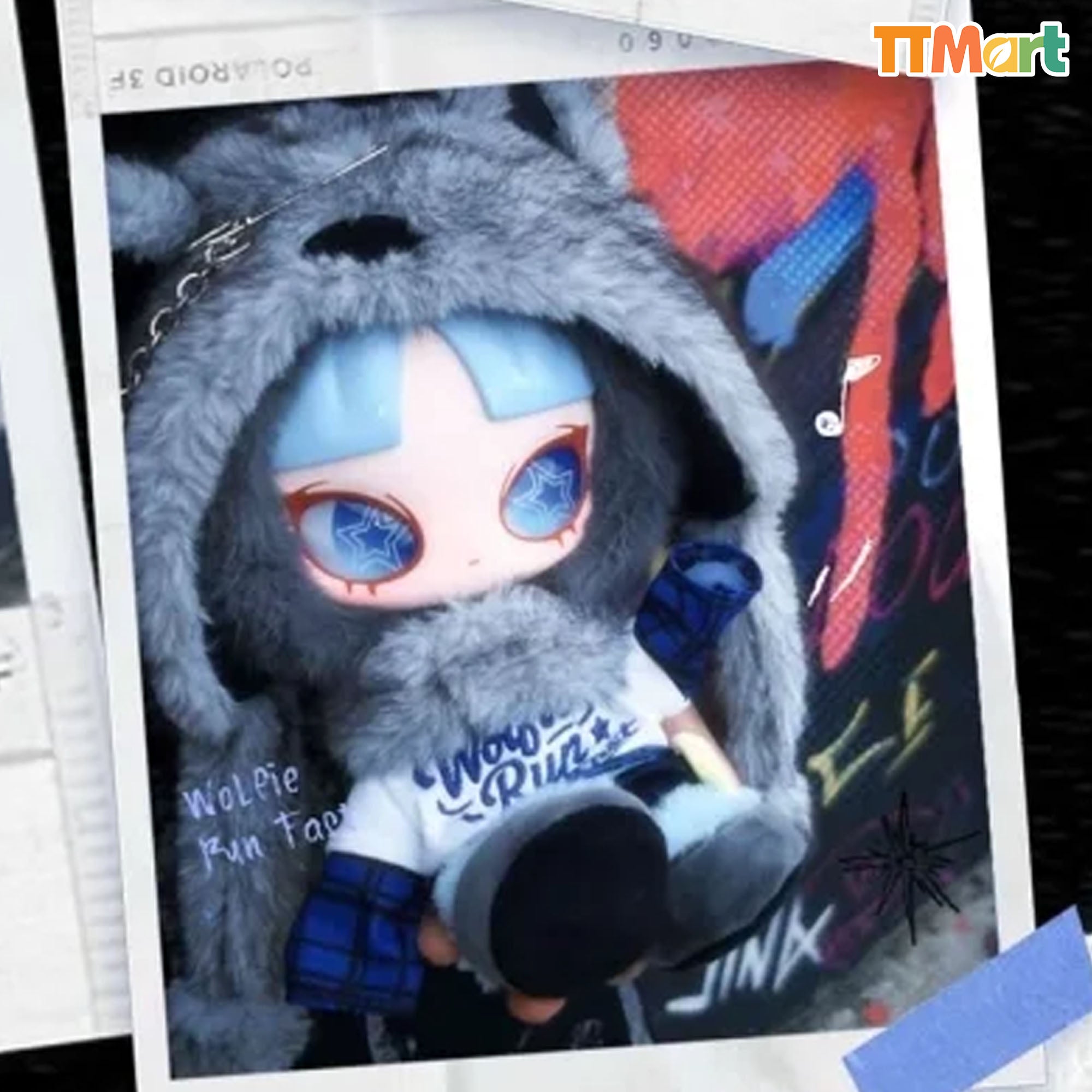INNS Wolfie Run Fast Plush Comfirmed Box