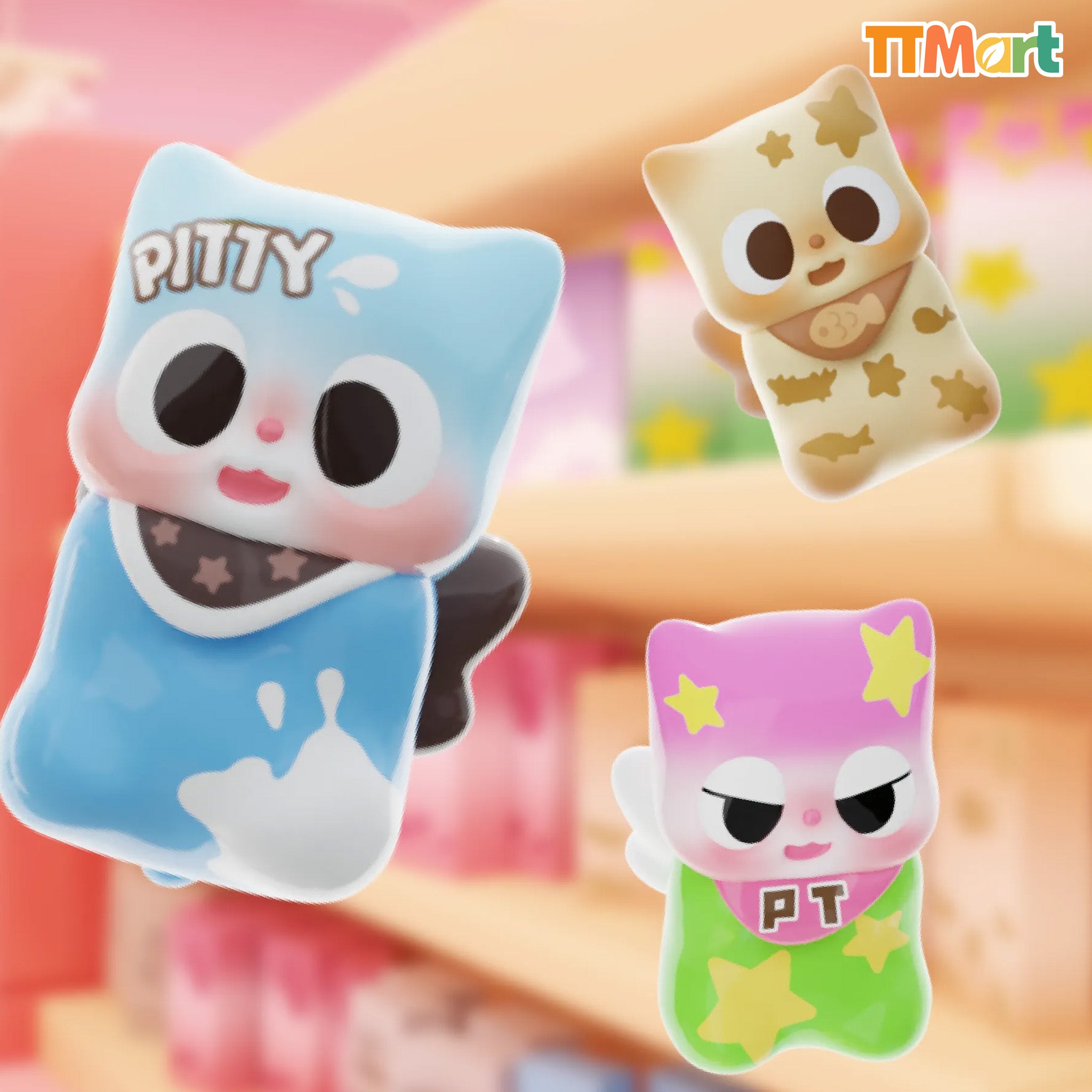 PITTY Snacky Paws Mini Bean Series Blind Bag MMS TOY