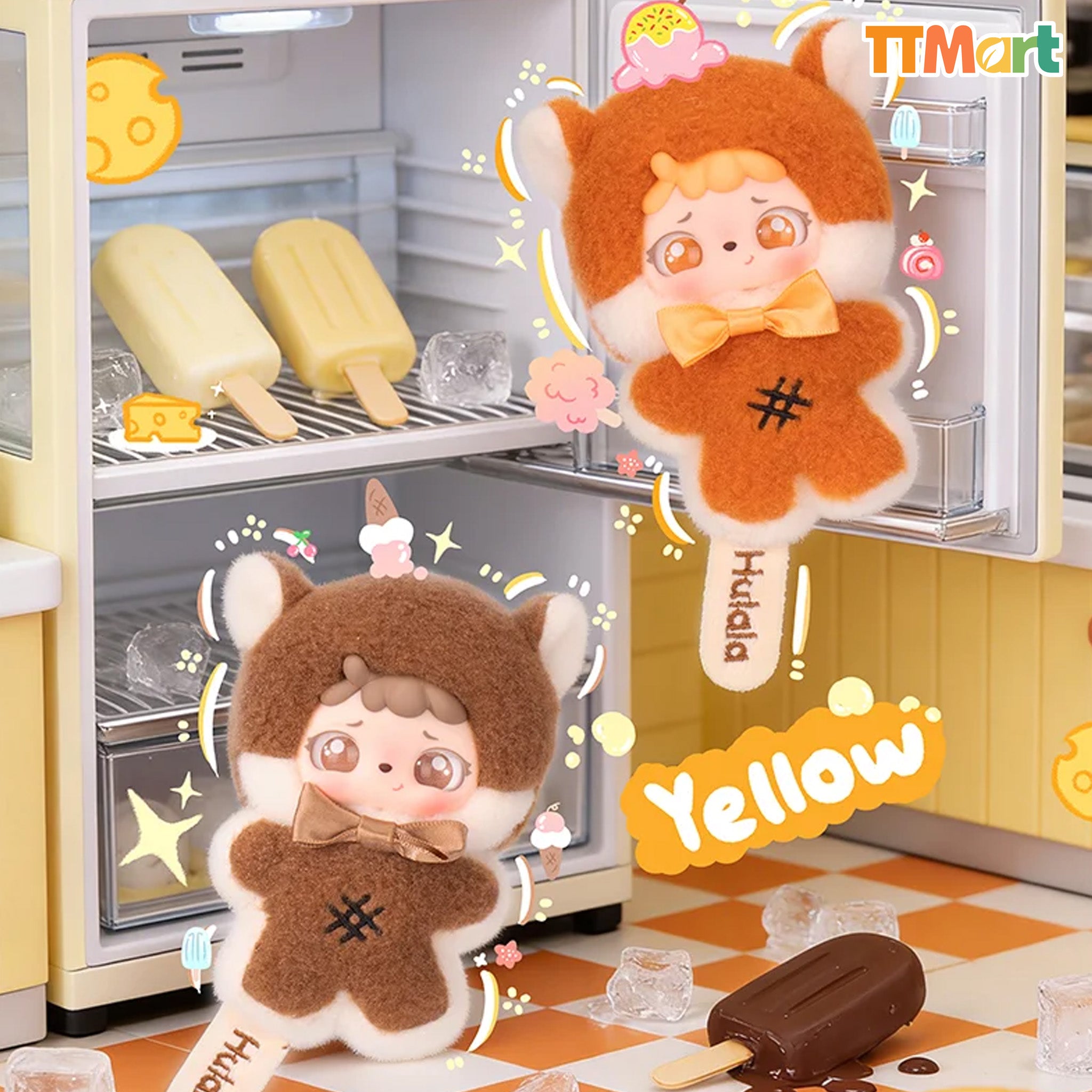 MITUTU & HULALA V3 Creamy Popsicle Series Plush Blind Box