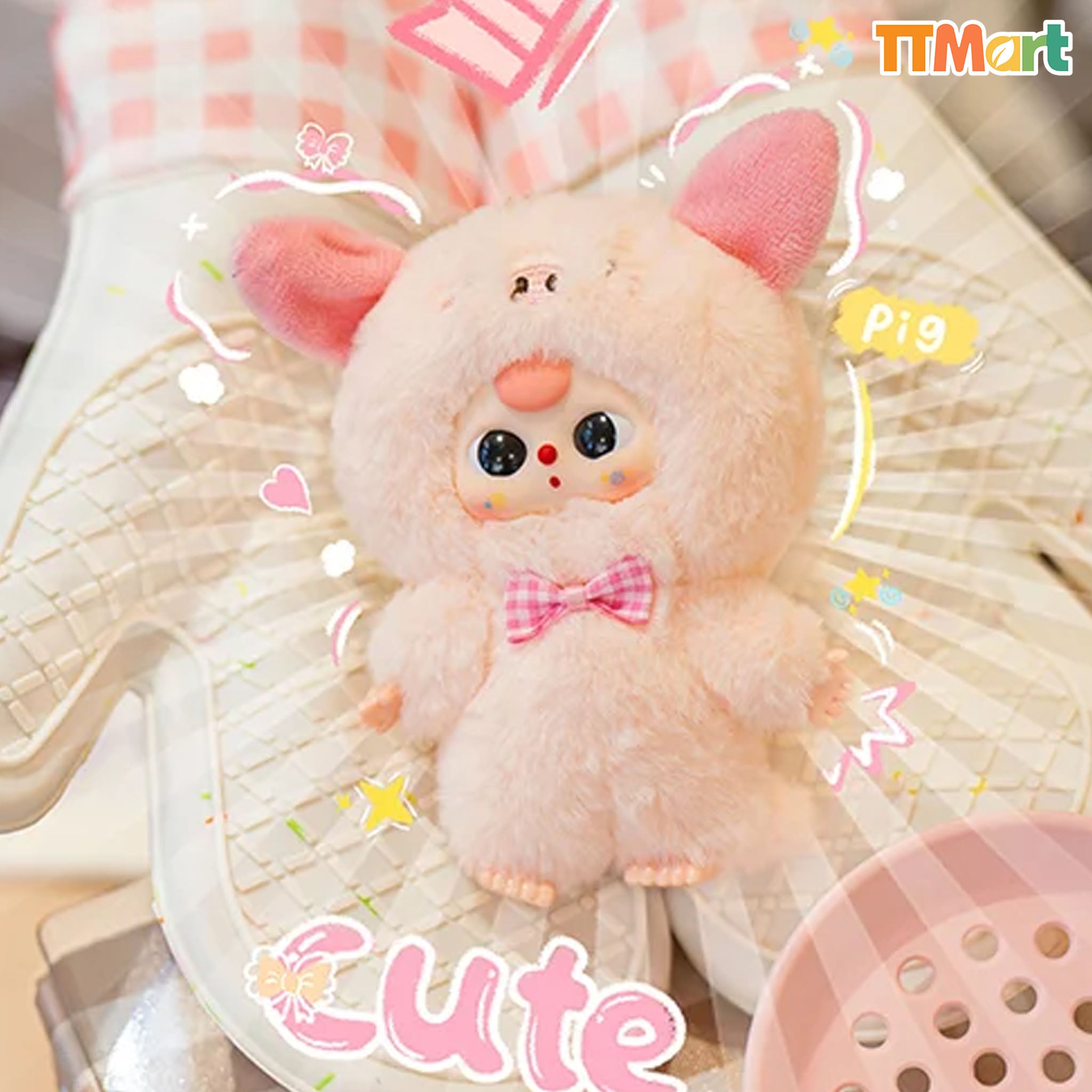 Baby Three Mini Animal World Plush Blind Box