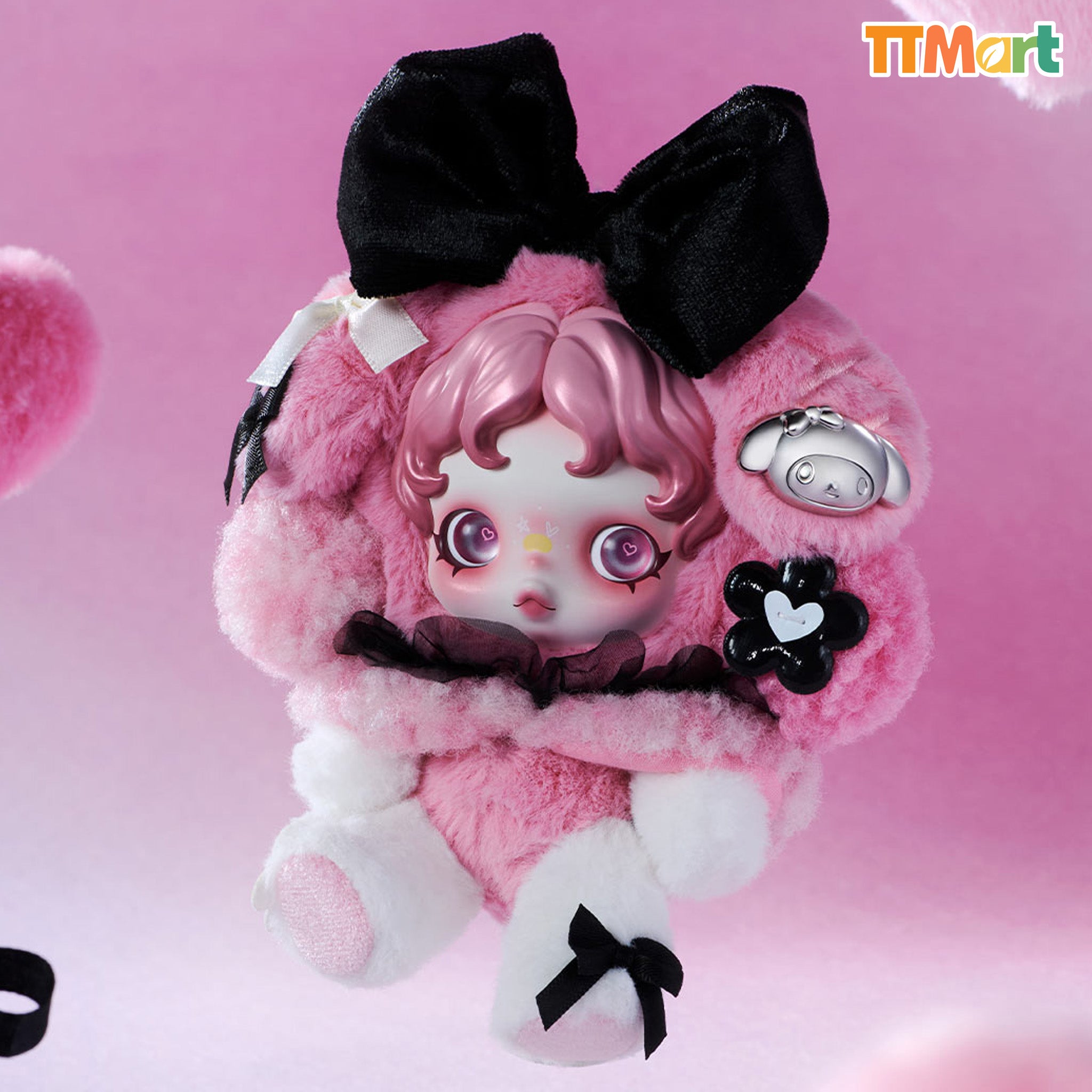 SKULLPANDA × MY MELODY Plush ぬいぐるみペンダント SKULLPANDA × MY MELODY Plush