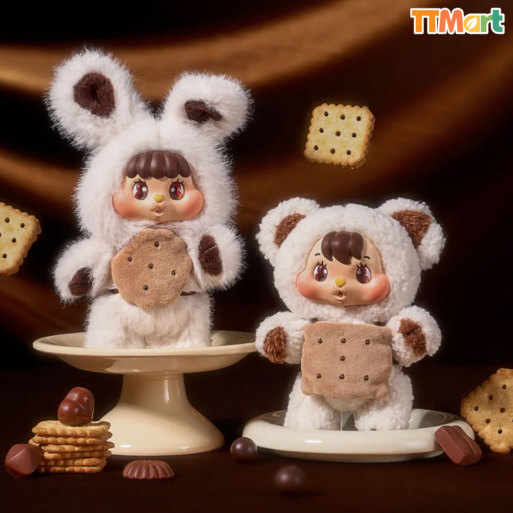 LITTLE BUNS Melt Together Series Plush Blind Box