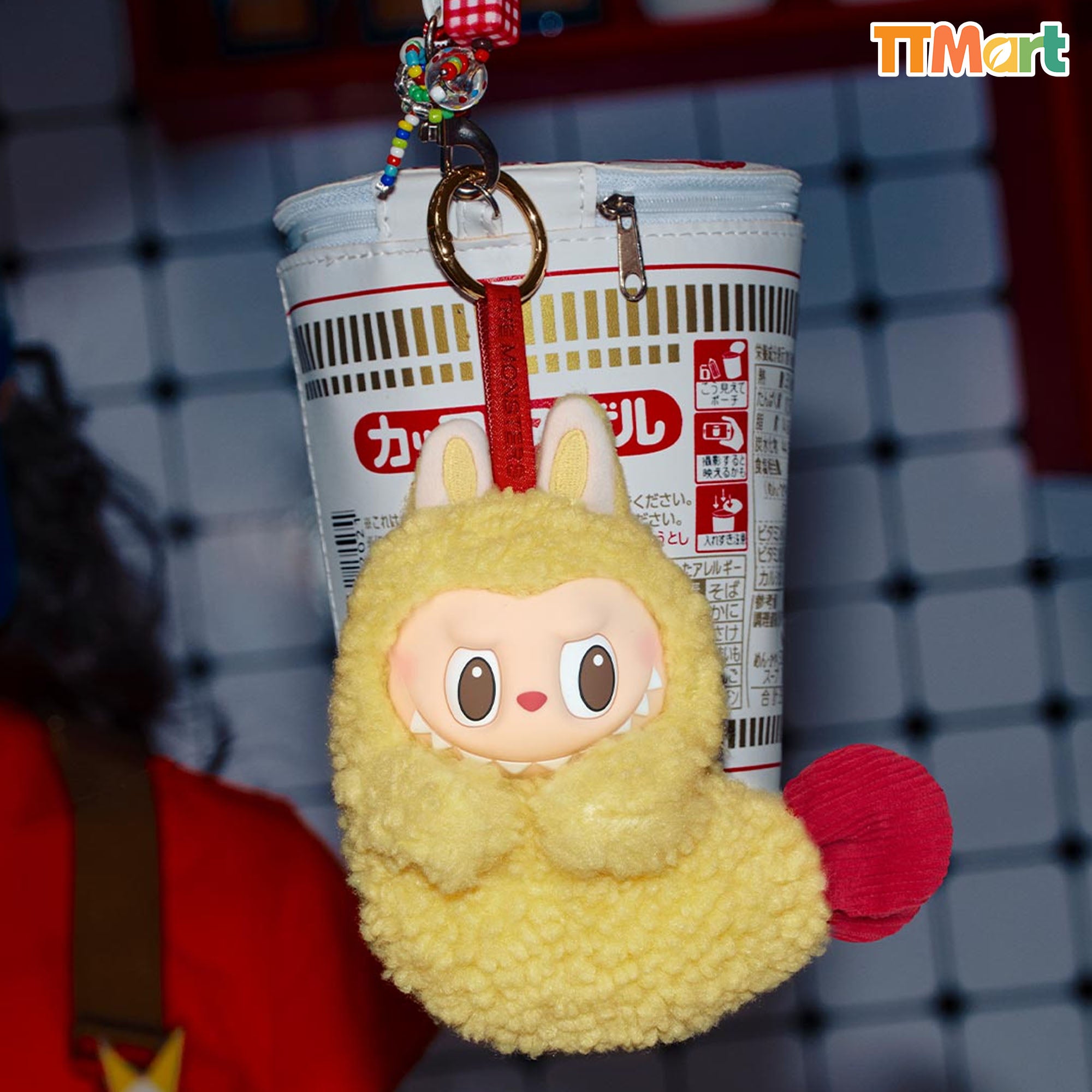 WACKY MART EARPHONE CASE ぬいぐるみ labubu THE MONSTERS LABUBU Wacky Mart Series - Earphone Case