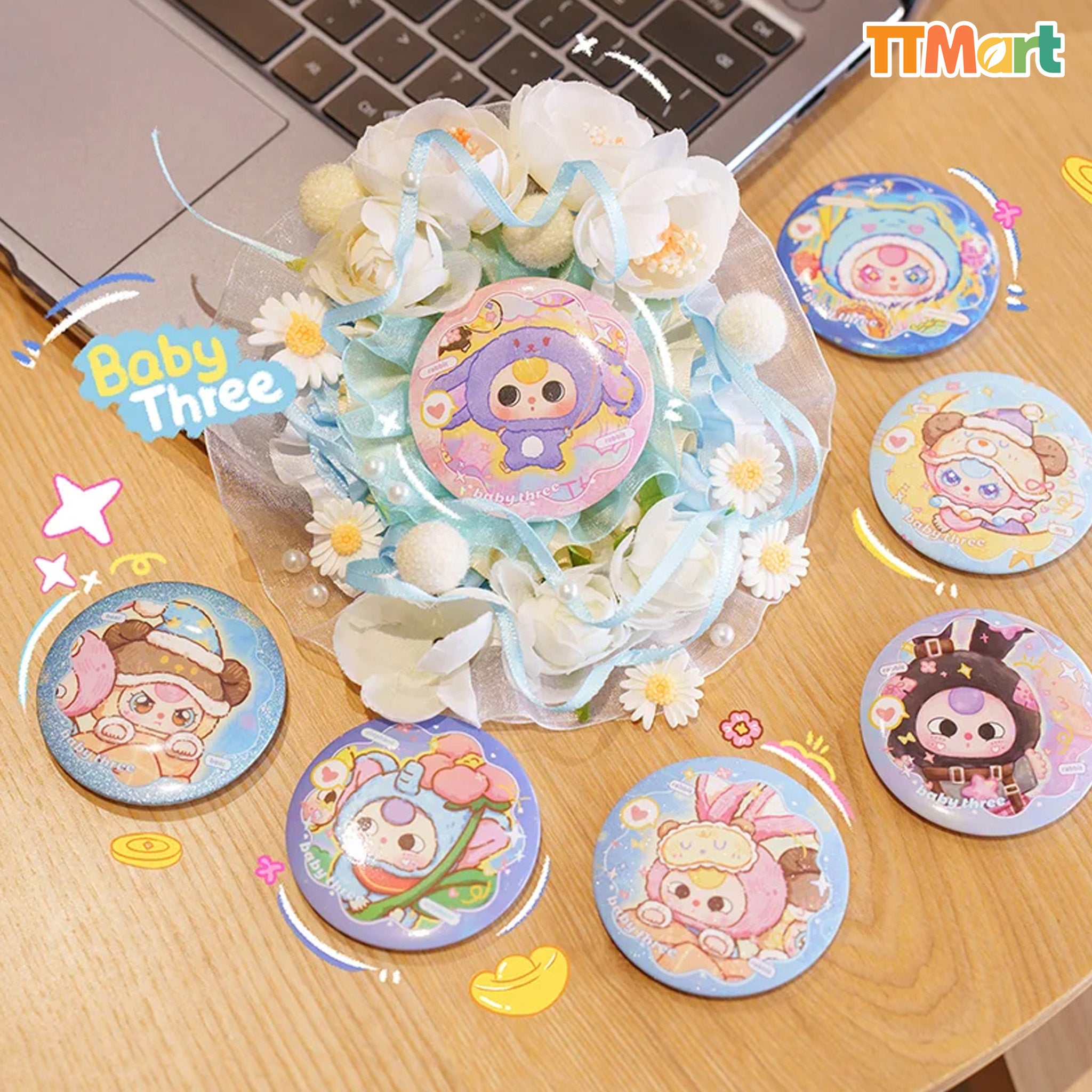 Baby Three Cute And Adorable Badge Blind Bag