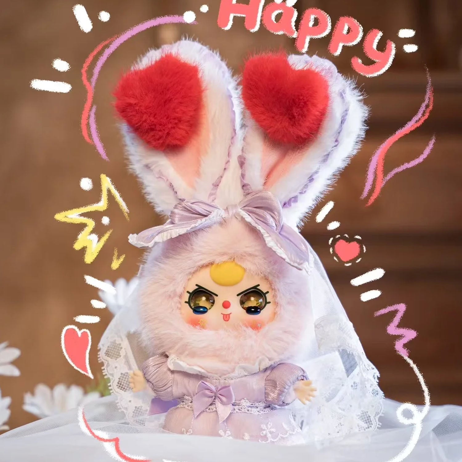 Baby Three 100% Lolita Mini Series Plush Gift Box Comfirmed Design