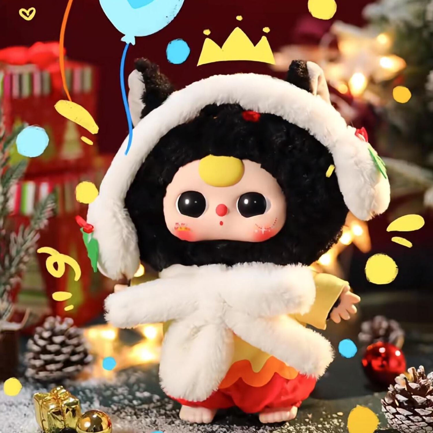 Baby Three Christmas 400% Limited Plush Series Blind Box