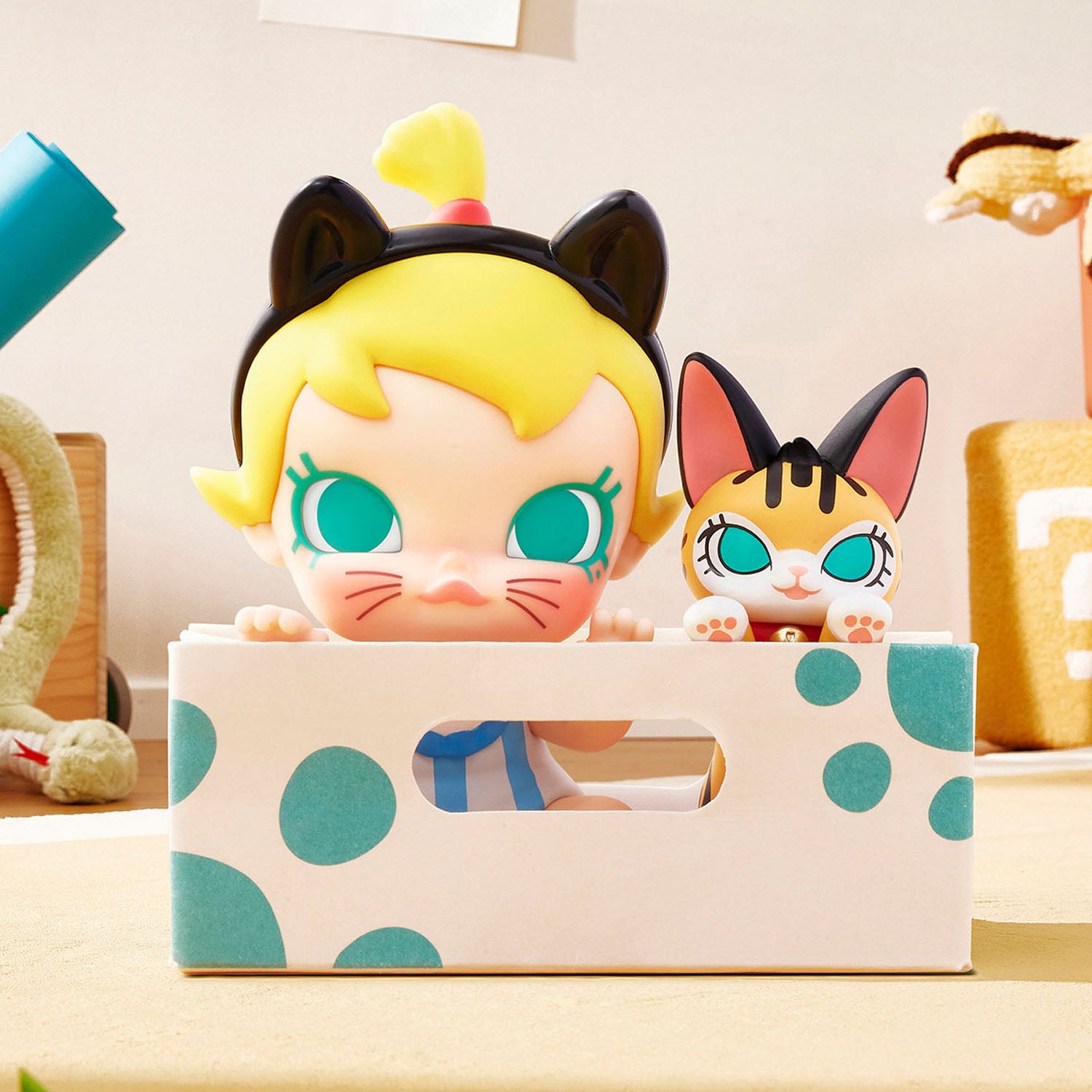 Baby Molly & Baby Tabby Series Figures - POP MART (United