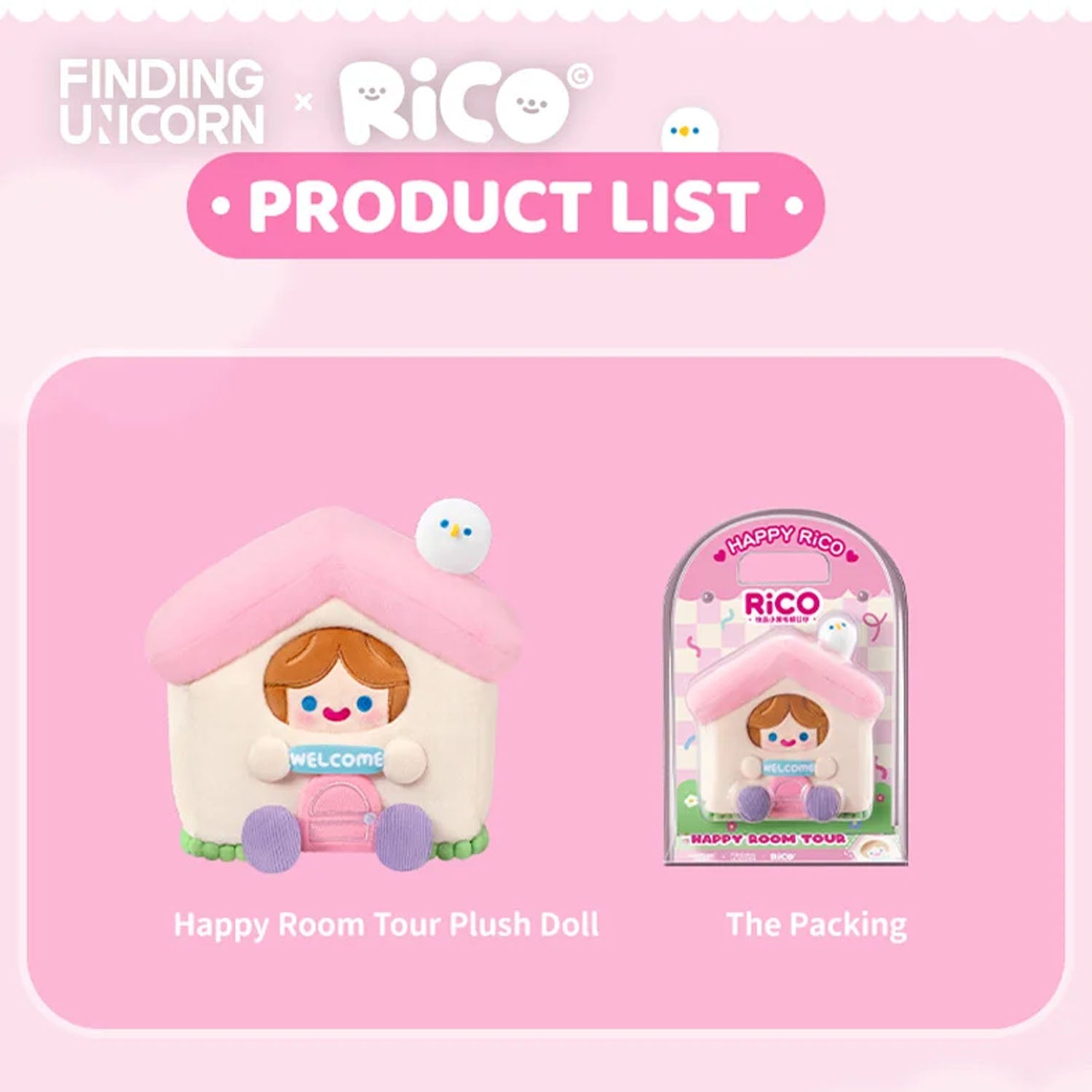 [F.UN] RiCO Happy Room Tour Plush Doll