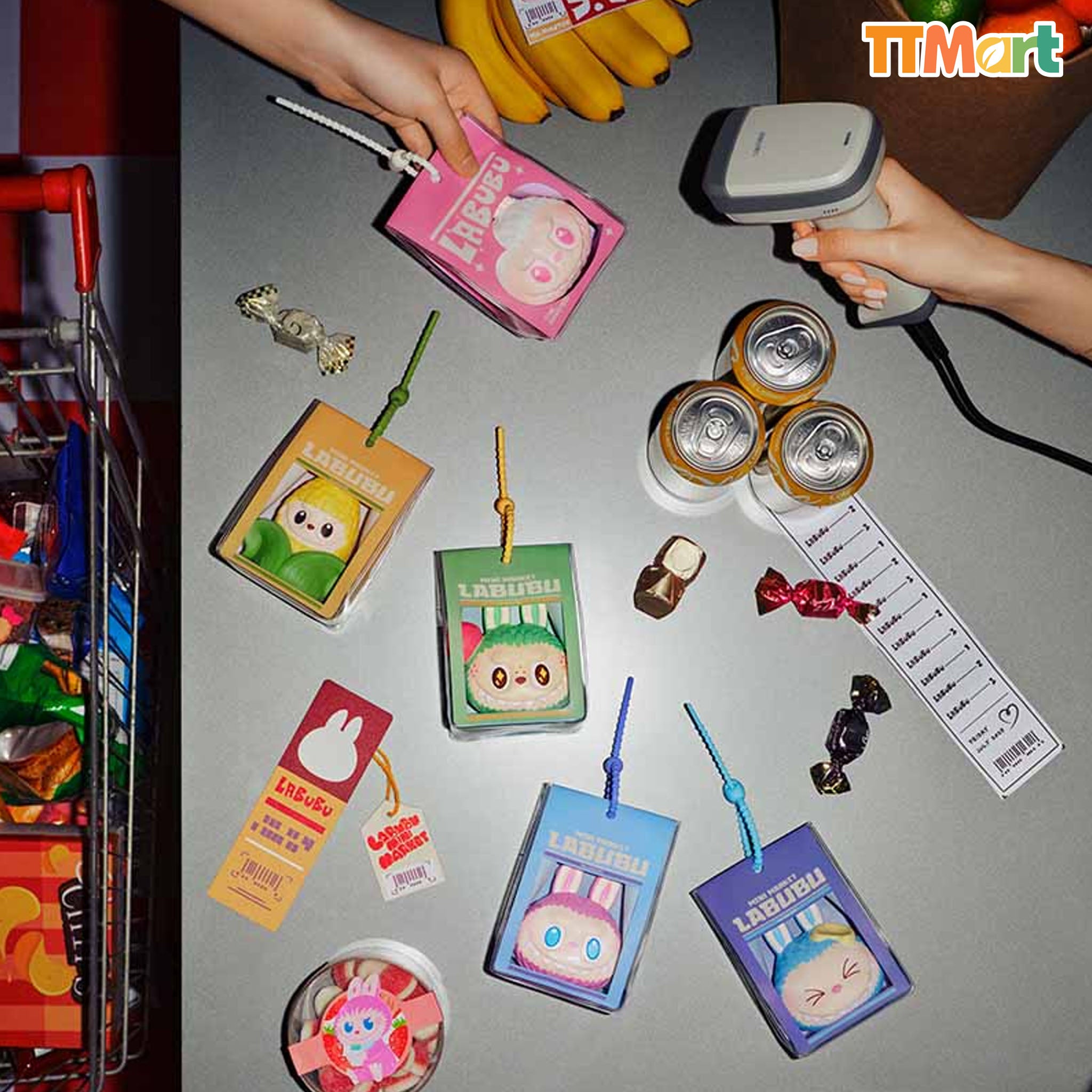 THE MONSTERS LABUBU Wacky Mart Series-Pinch Pendant Squishy Blind Box