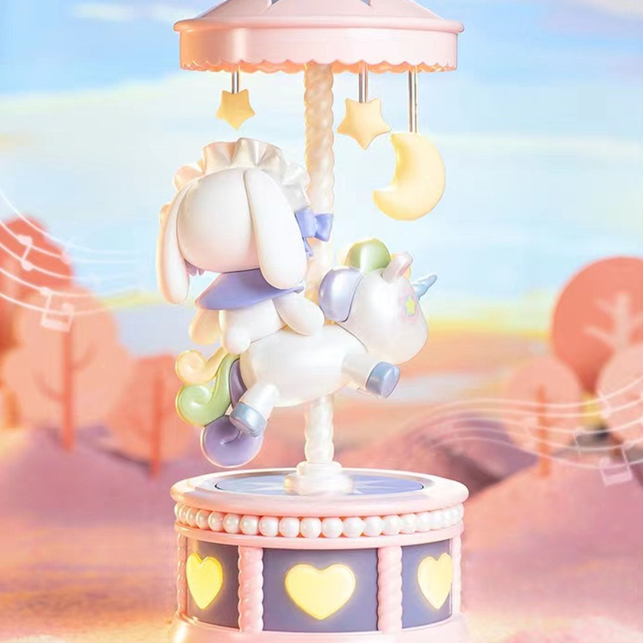 EMMA Fantasy Carousela Music Box Big Figure