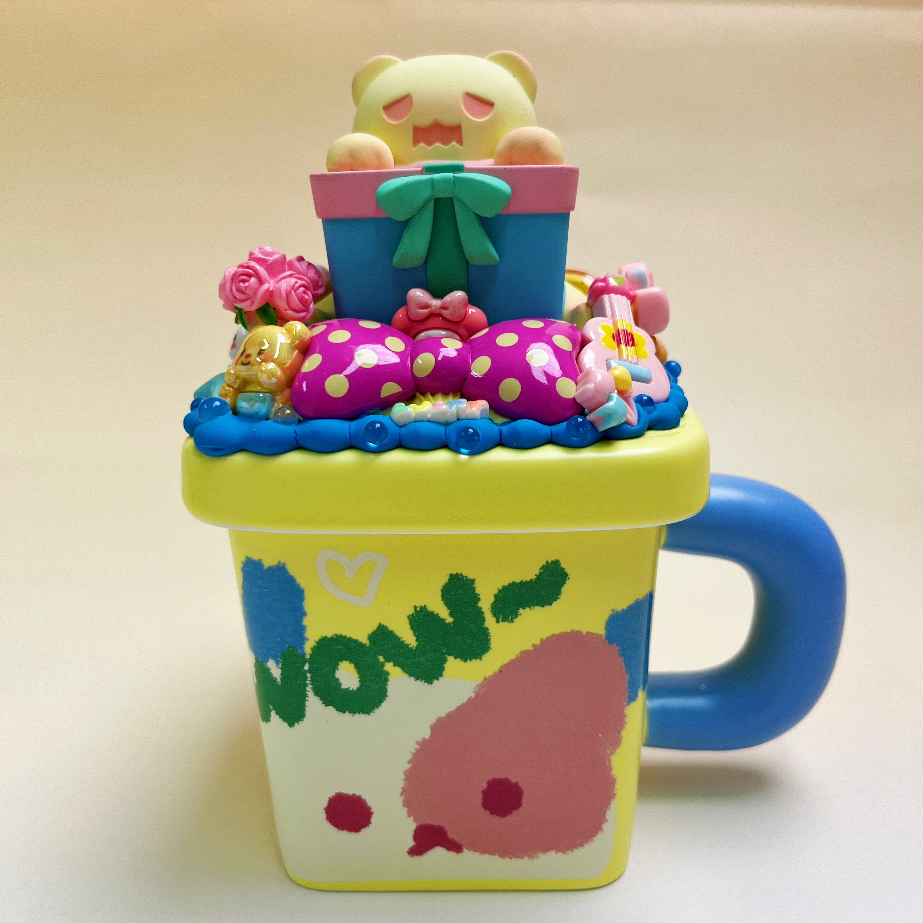 [F.UN] Limited DIY Mug Wtih Cream Glue And Figure Blind Box