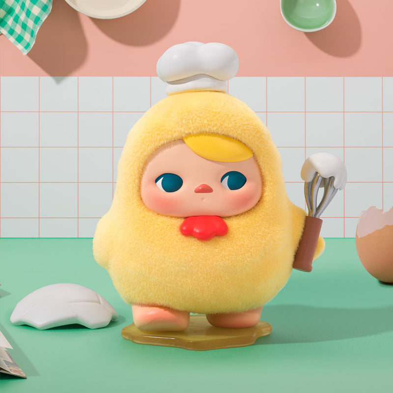 PUCKY Egg Beanie Series Figures シークレット Pop Mart PUCKY Egg Beanie Series Chicken Chef Secret Edition