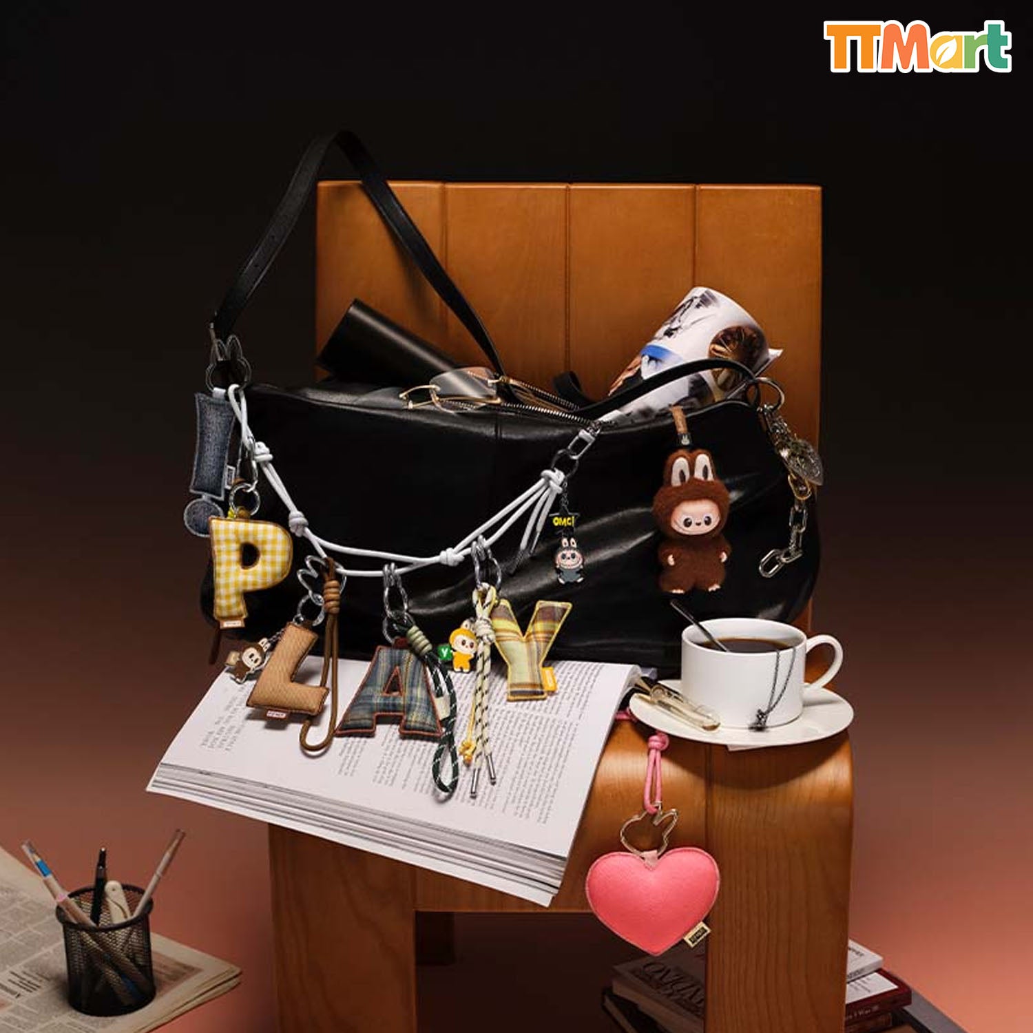 THE MONSTERS LABUBU Pin For Love Series - Letter Pendant Blind Box (N-Z)