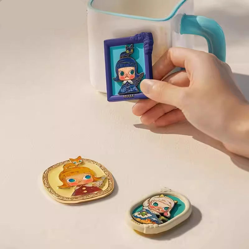 【MEE】Mollly Anniversary Statues Classical Retro-Fridge Magnet Blind Box