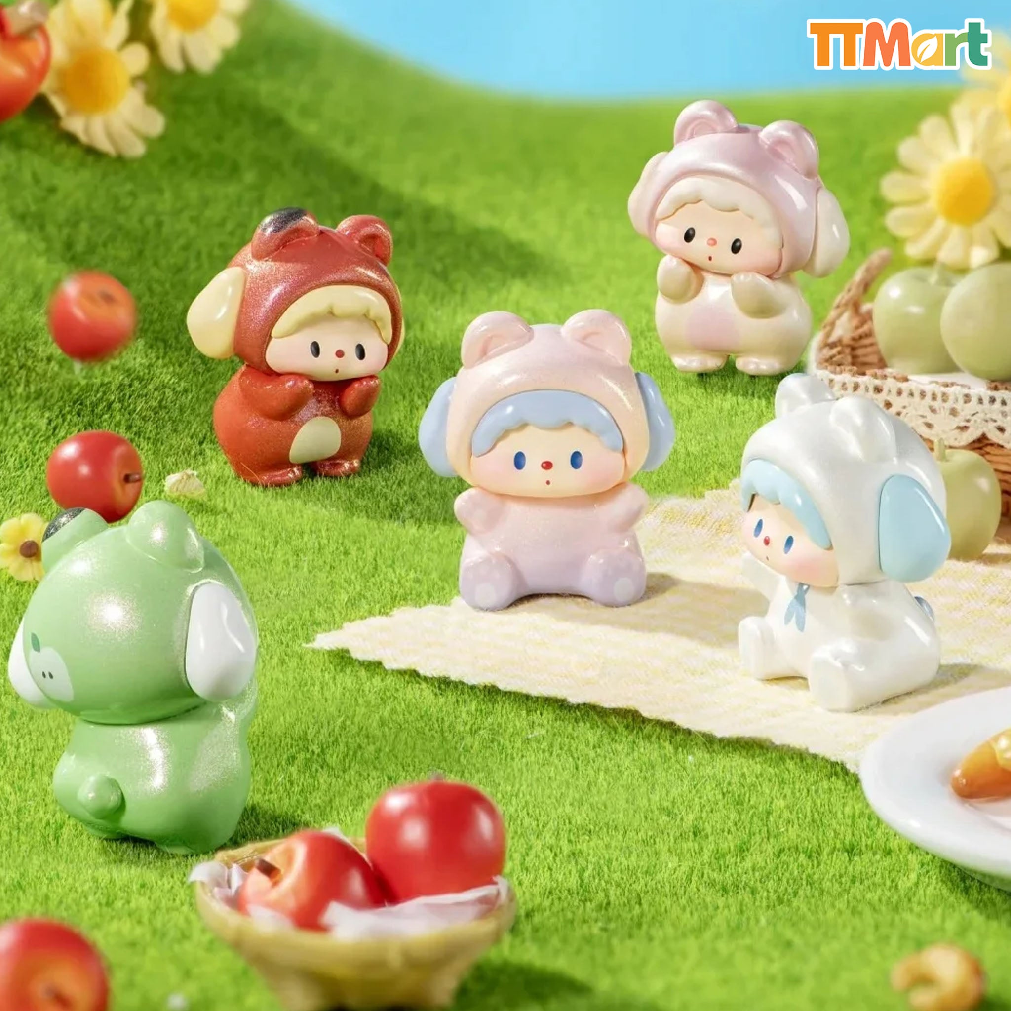 LULUDOG Bear Party V2 A Picnic In Spring Mini Bean Series Blind Bag