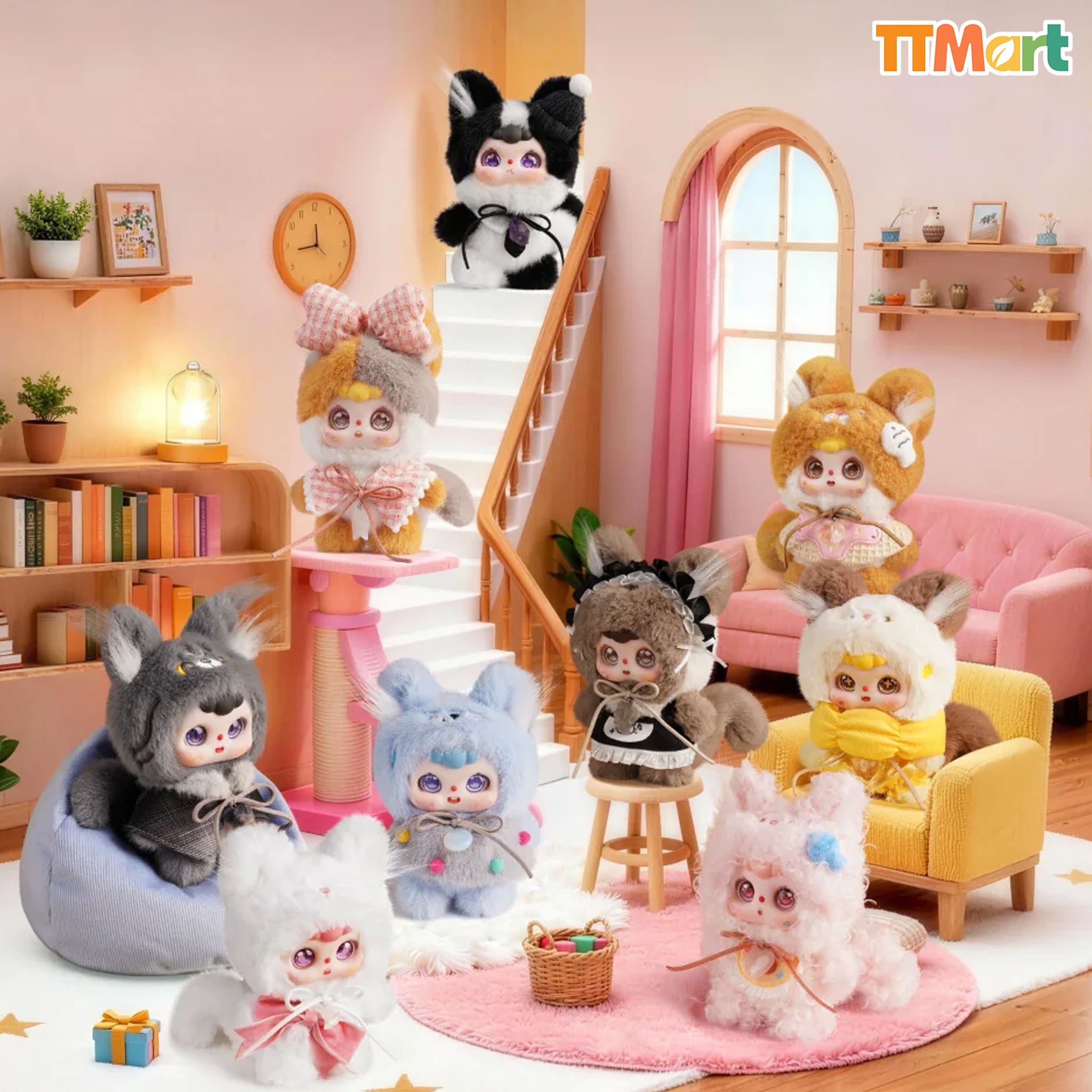 DOOBO Lucky Meow Cafe Series Plush Blind Box