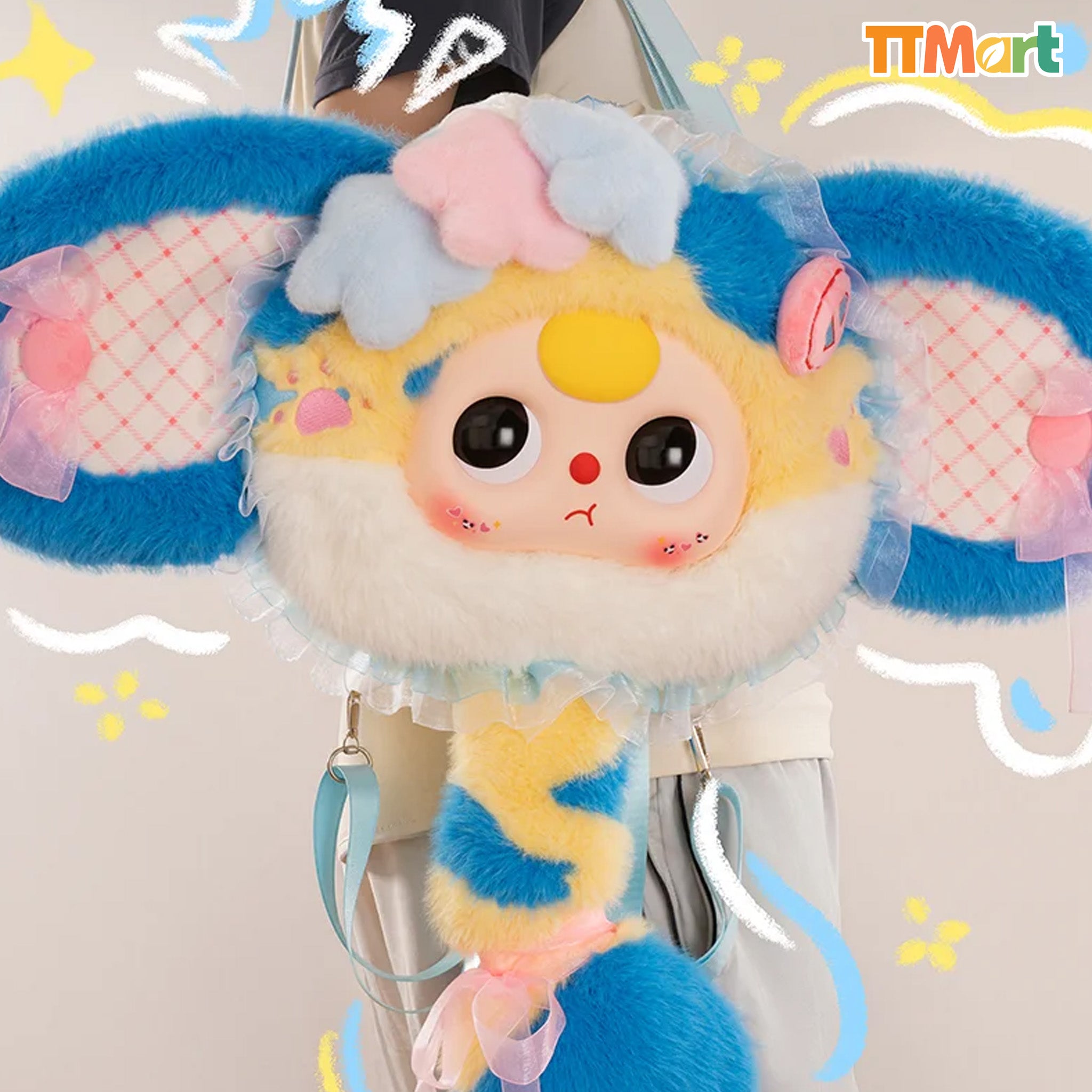 Baby Three 400% Fairy Tale World Backpack Plush Blind Box