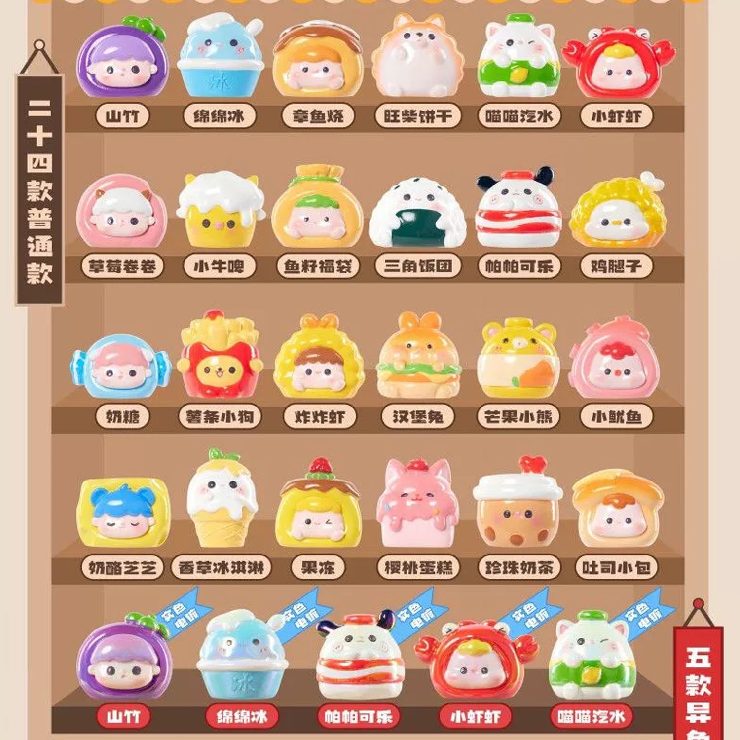 Cute Food Bean Series Blind Box