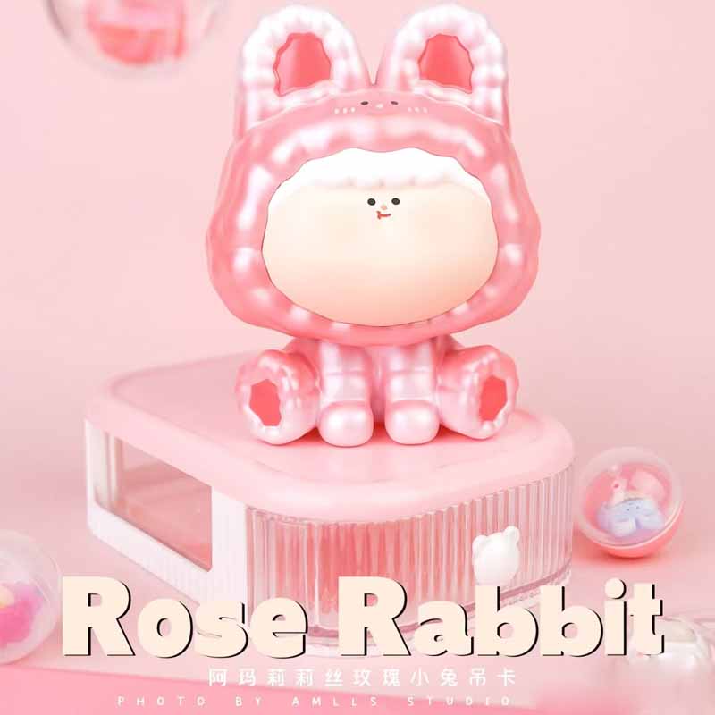 AMLLS Pink Rose Bunny Expo Limited Hanging Card