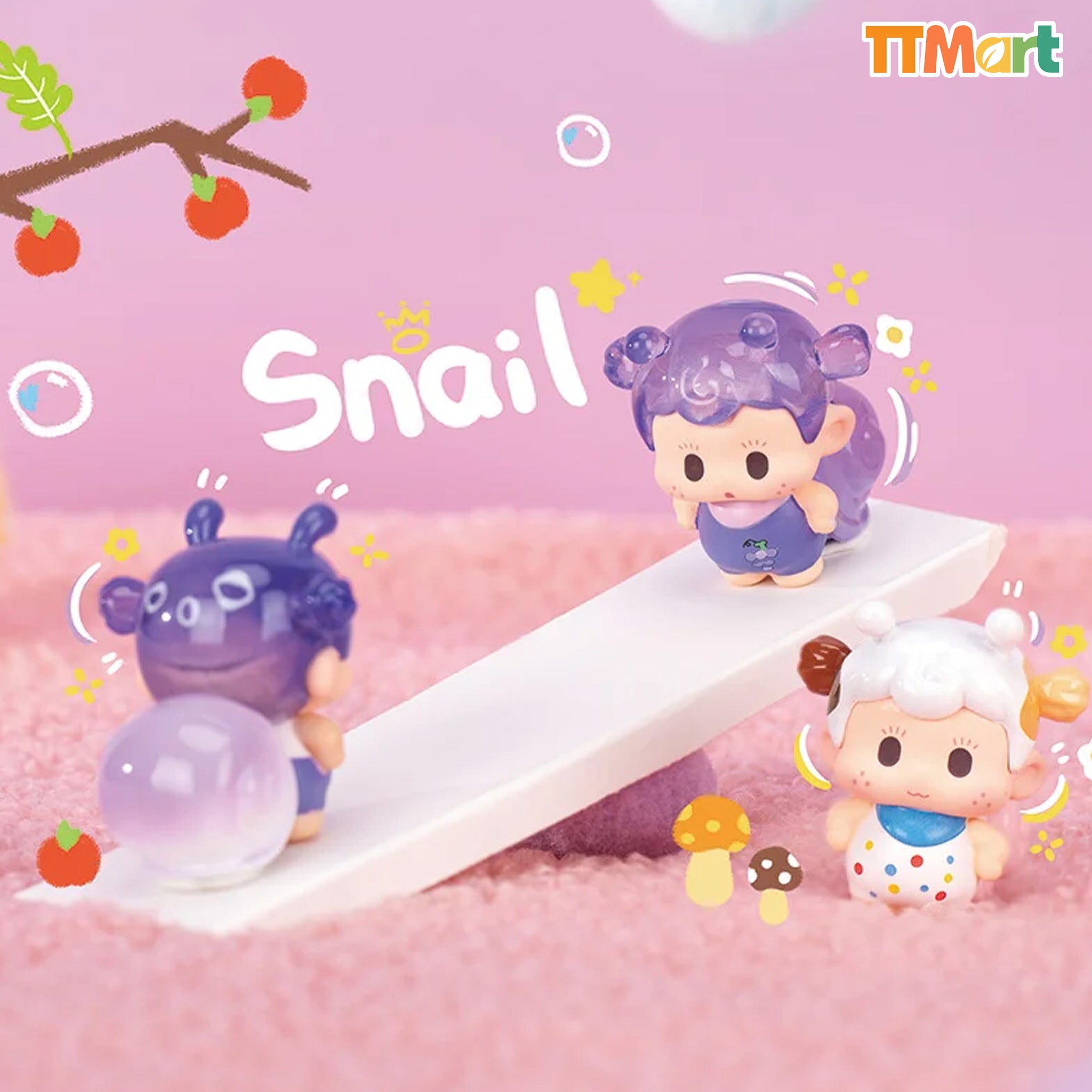SODA Grumpy Snail Snailie Blind Box