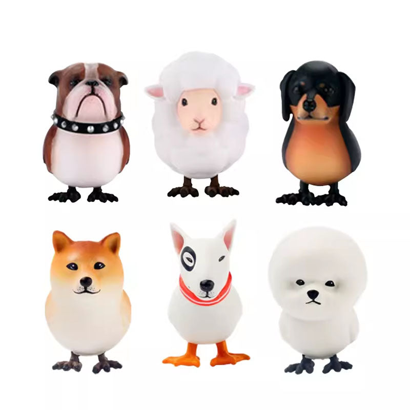 Dog Bird Mini Bean Blind Box Set