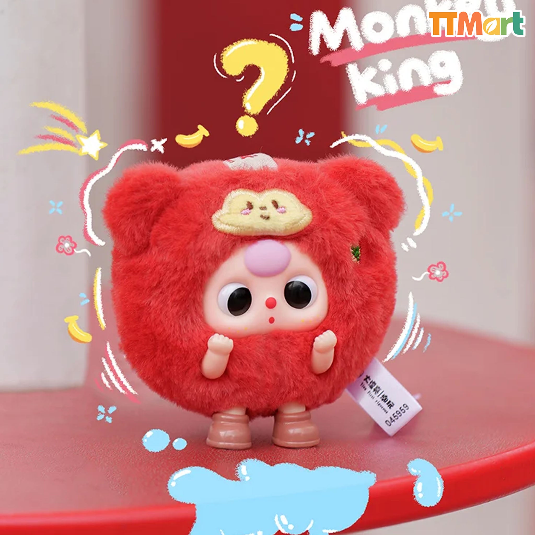 Baby Three Round Beast Series Plush Blind Box